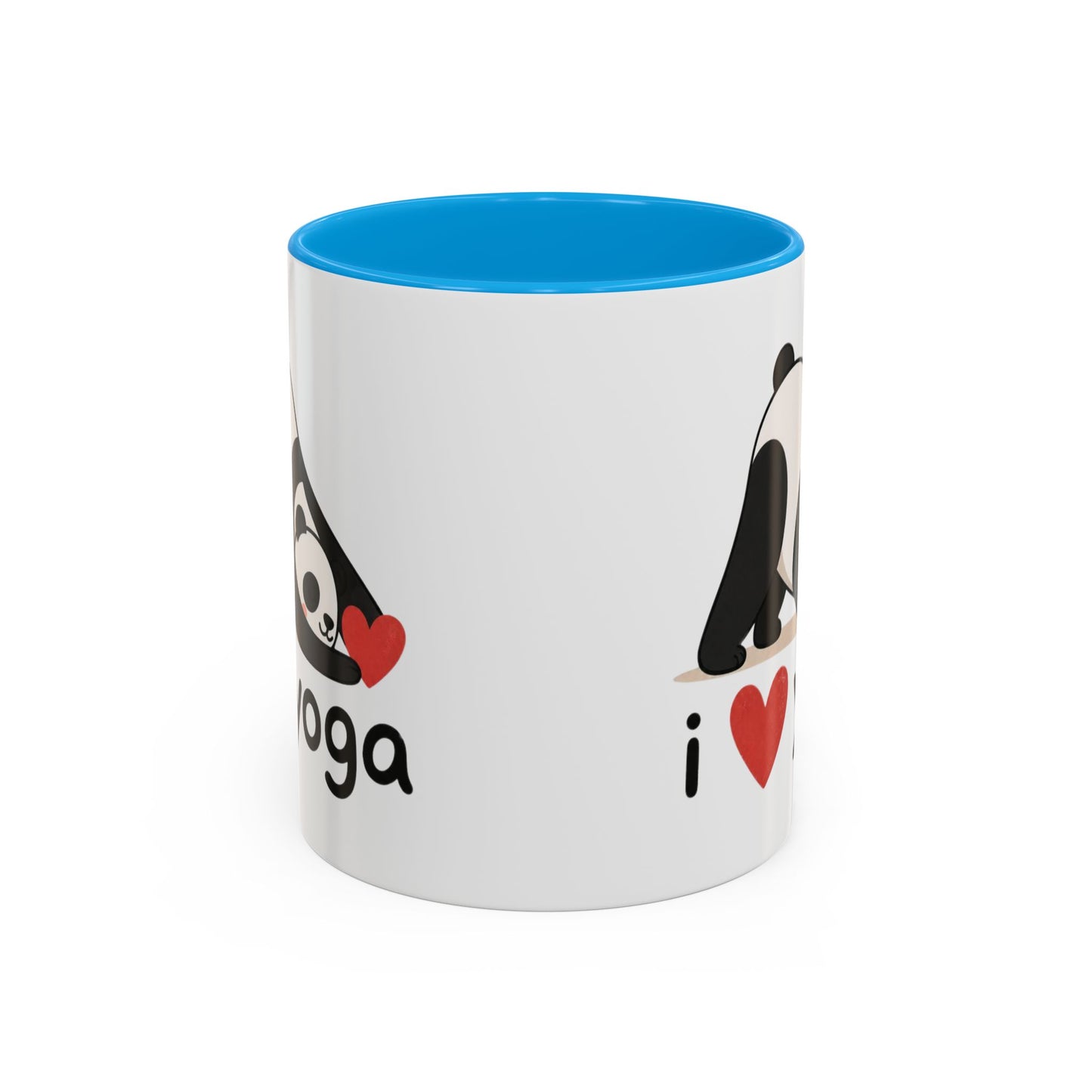 Mug Yoga Panda – I Love Yoga – Tasse Humoristique Zen Kawaii – Cadeau Original Méditation Relaxation Bien Être Céramique 325ml