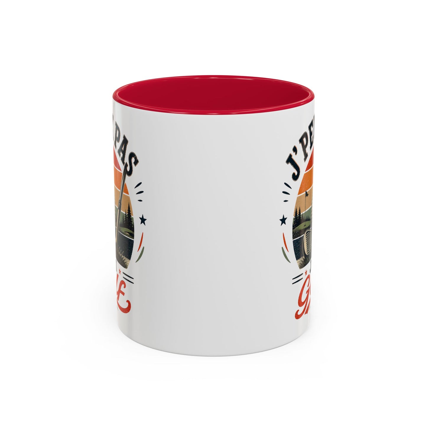 Tasse J’Peux Pas J’Ai Golf – Mug Golf Vintage Humoristique – Cadeau Golfeur Homme Femme 325ml