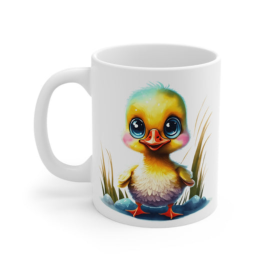 Mug Bébé canard coloré idée cadeau anniversaire bureau travail pour enfant et adulte