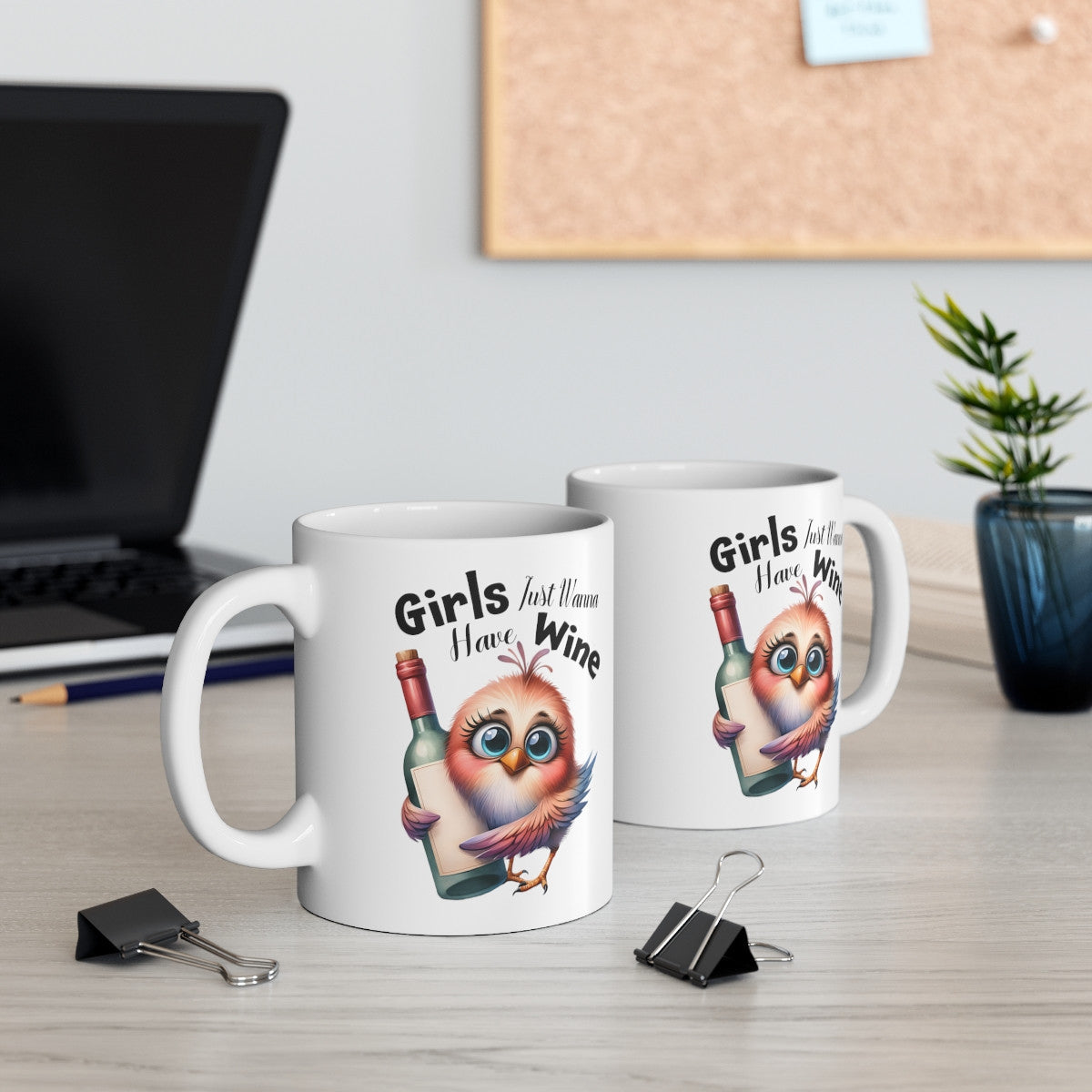 Mug Oiseau girls  Idée cadeau humour drôle amusant pour enfant et adulte