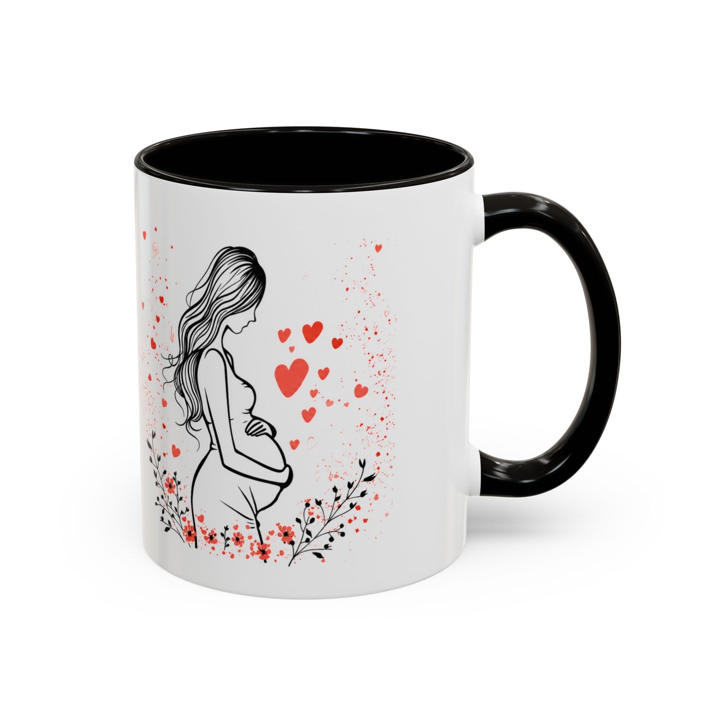 Tasse Première Fête des Mères – De Tout Petits Doigts De Tout Petits Pieds – Cadeau Future Maman Grossesse 325ml