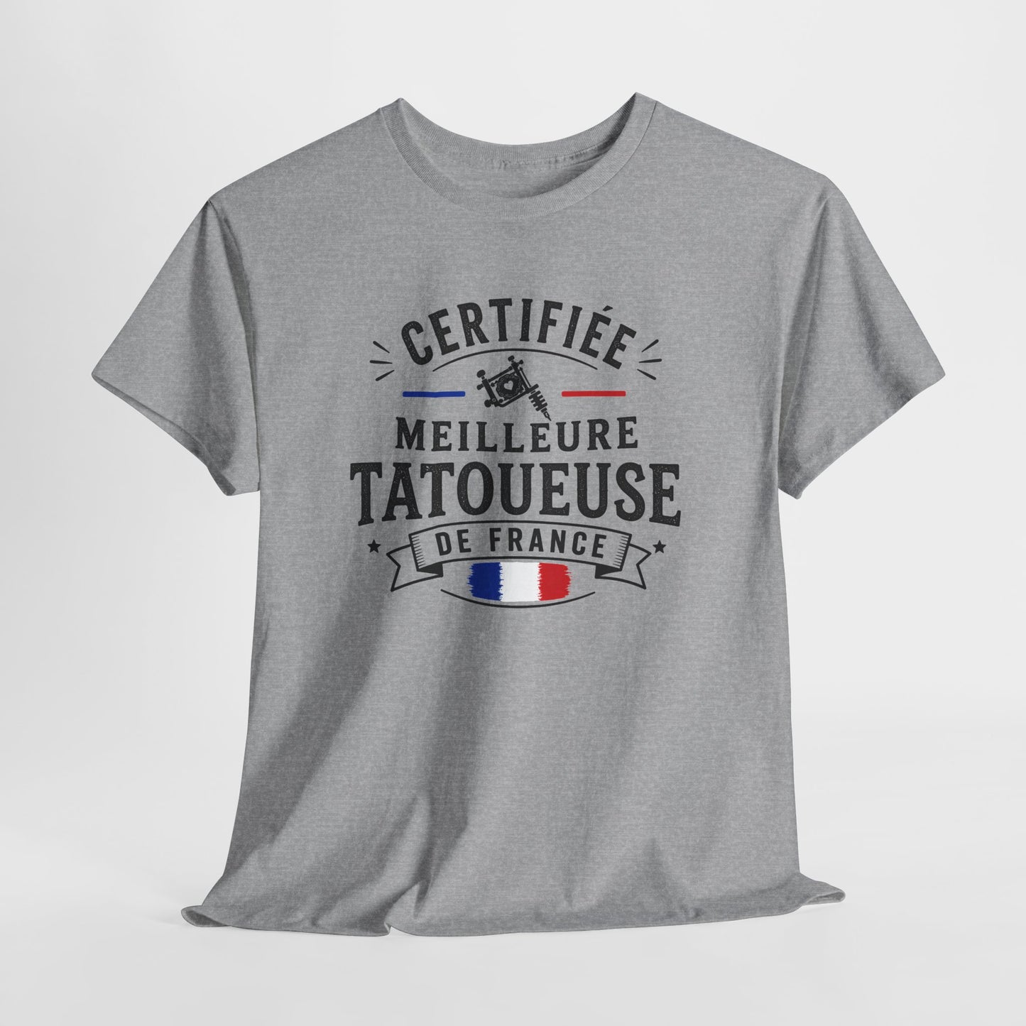 Tee Shirt Femme Manches Courtes Vêtement Adulte – Cadeau Artiste Professionnelle de Salon – France