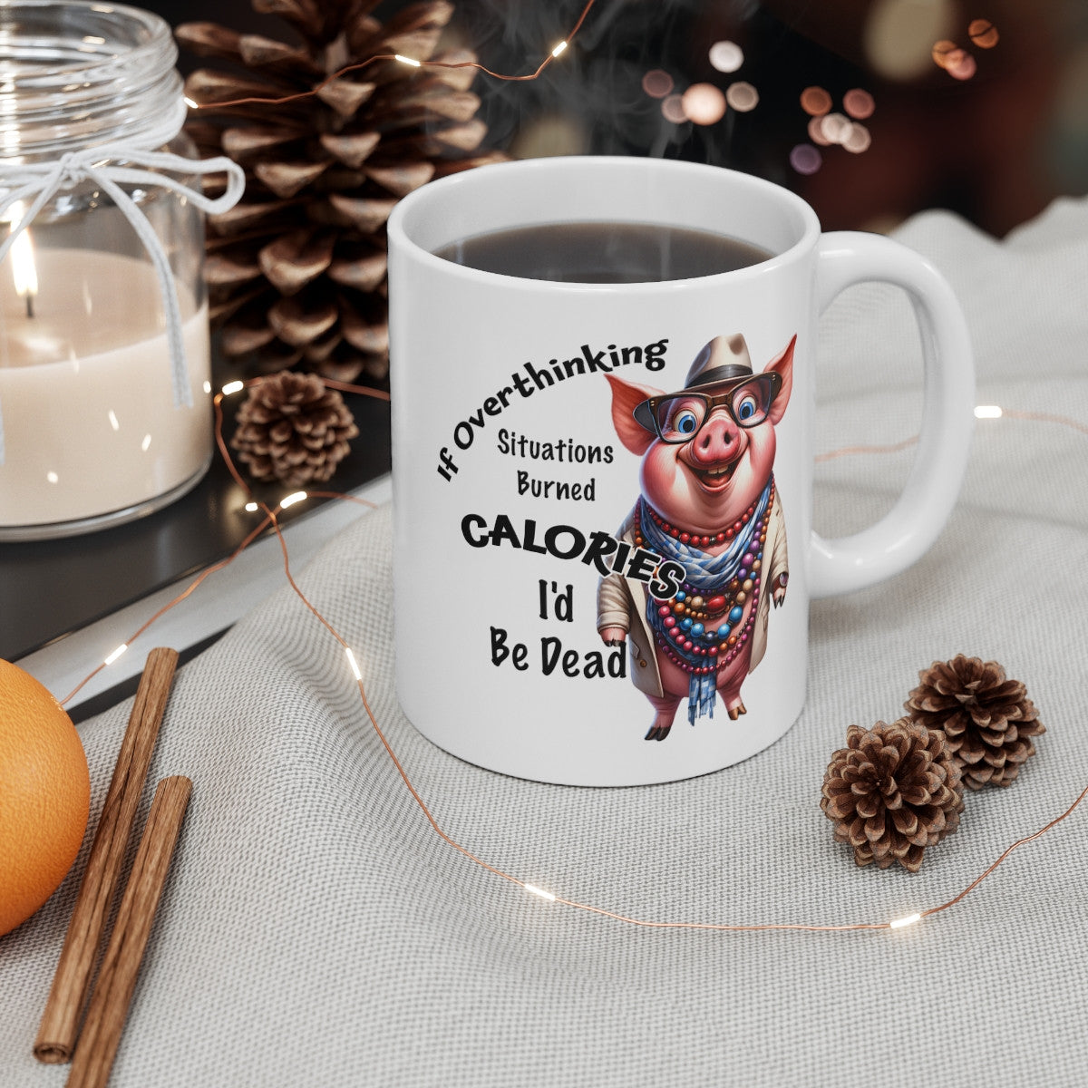 Mug-tasse Cochon rigolo Idée cadeau anniversaire humour drôle amusant pour enfant et adulte