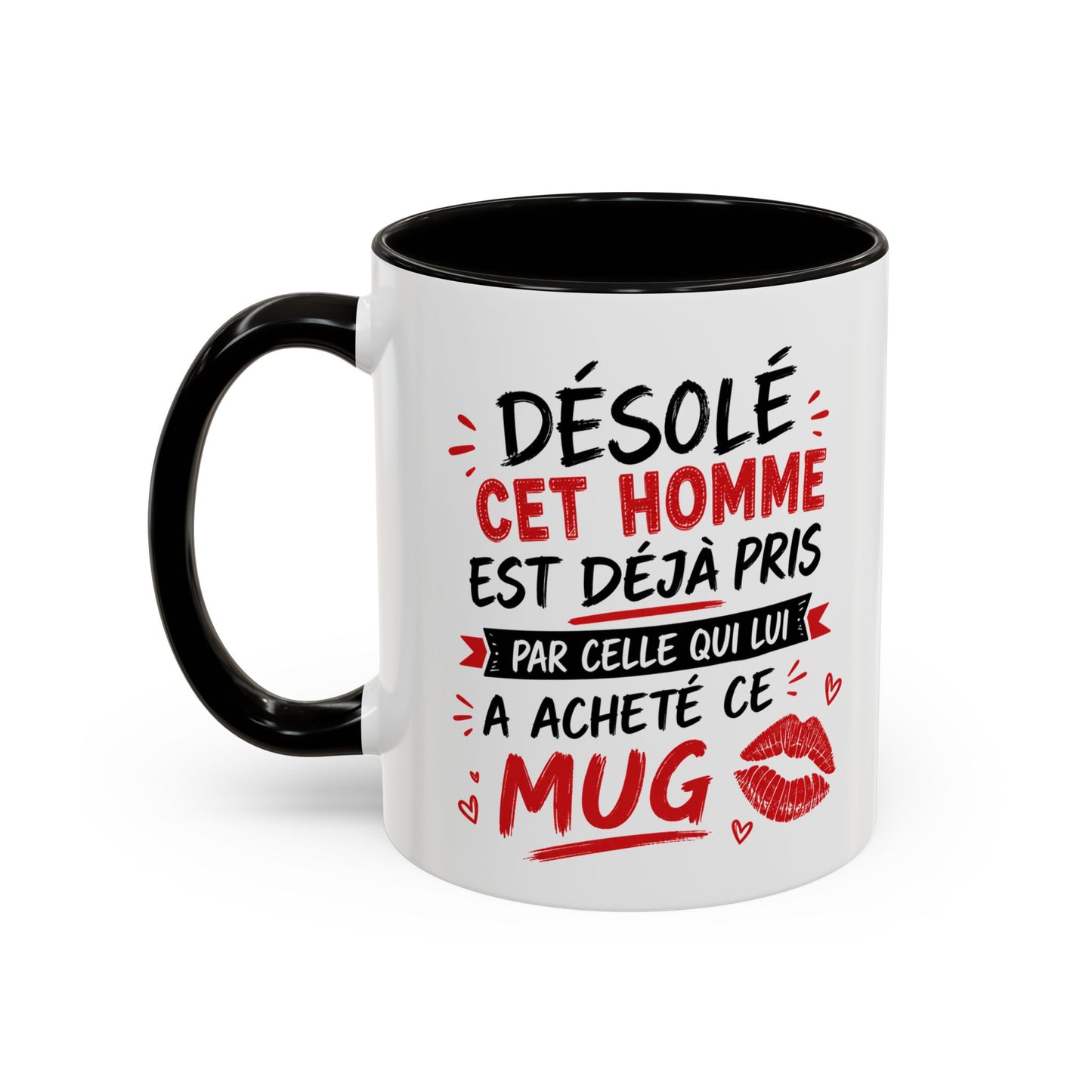 Mug Humour Homme Déjà Pris – Cadeau Couple Original – Tasse Amoureuse Drôle pour Petit Ami Mari Homme 325ml