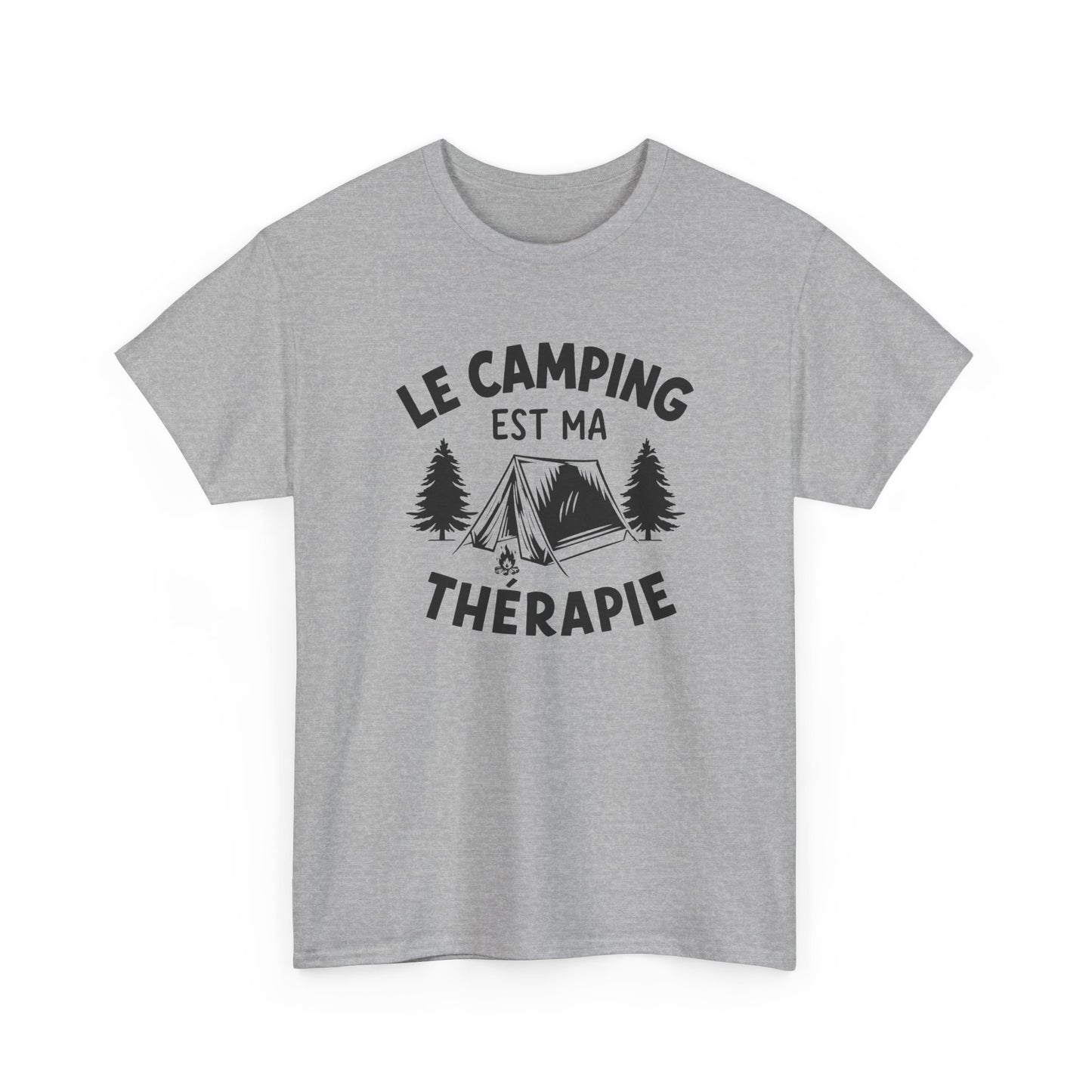 Tee Shirt Camping Homme Femme – Humour Campeur Plein Air Nature – Idée Cadeau Passion Camping Tente Randonnée