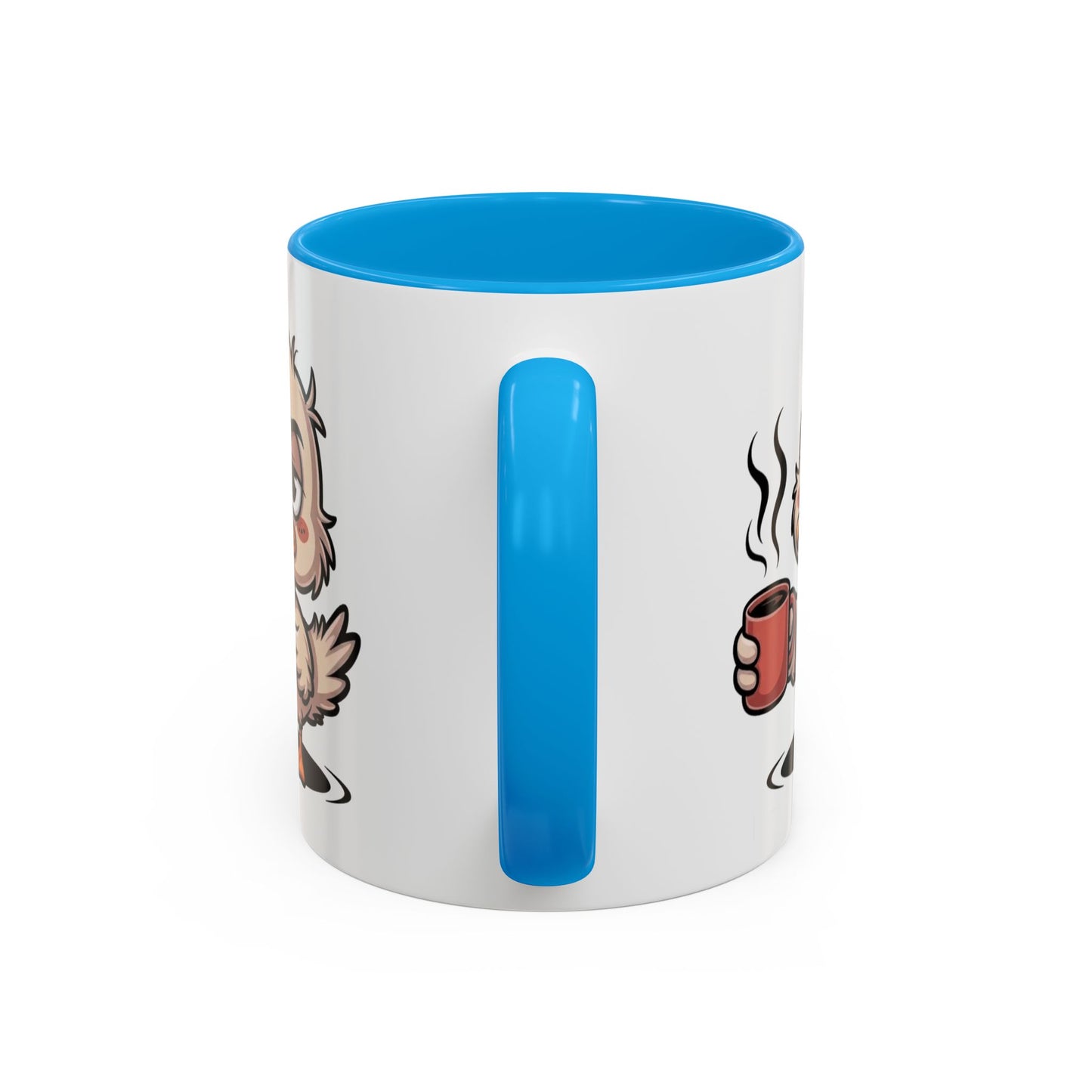 Tasse Canard Café Fatigue 325ml – Mug Céramique Humour Réveil Matin Cadeau Original