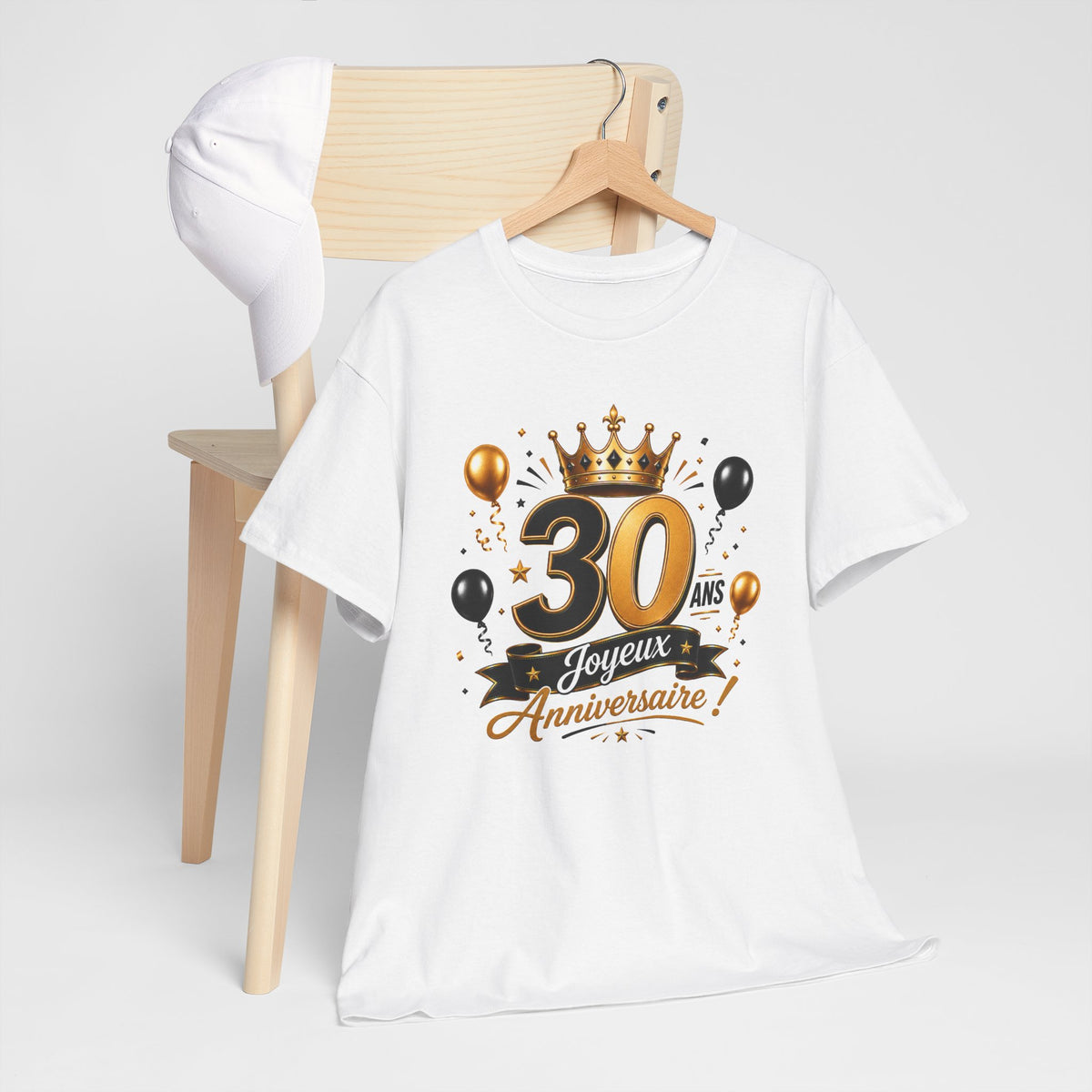Tee Shirt Anniversaire 30 Ans Homme et Femme Joyeux Anniversaire Cadeau 30 Ans Idée Cadeau Adulte