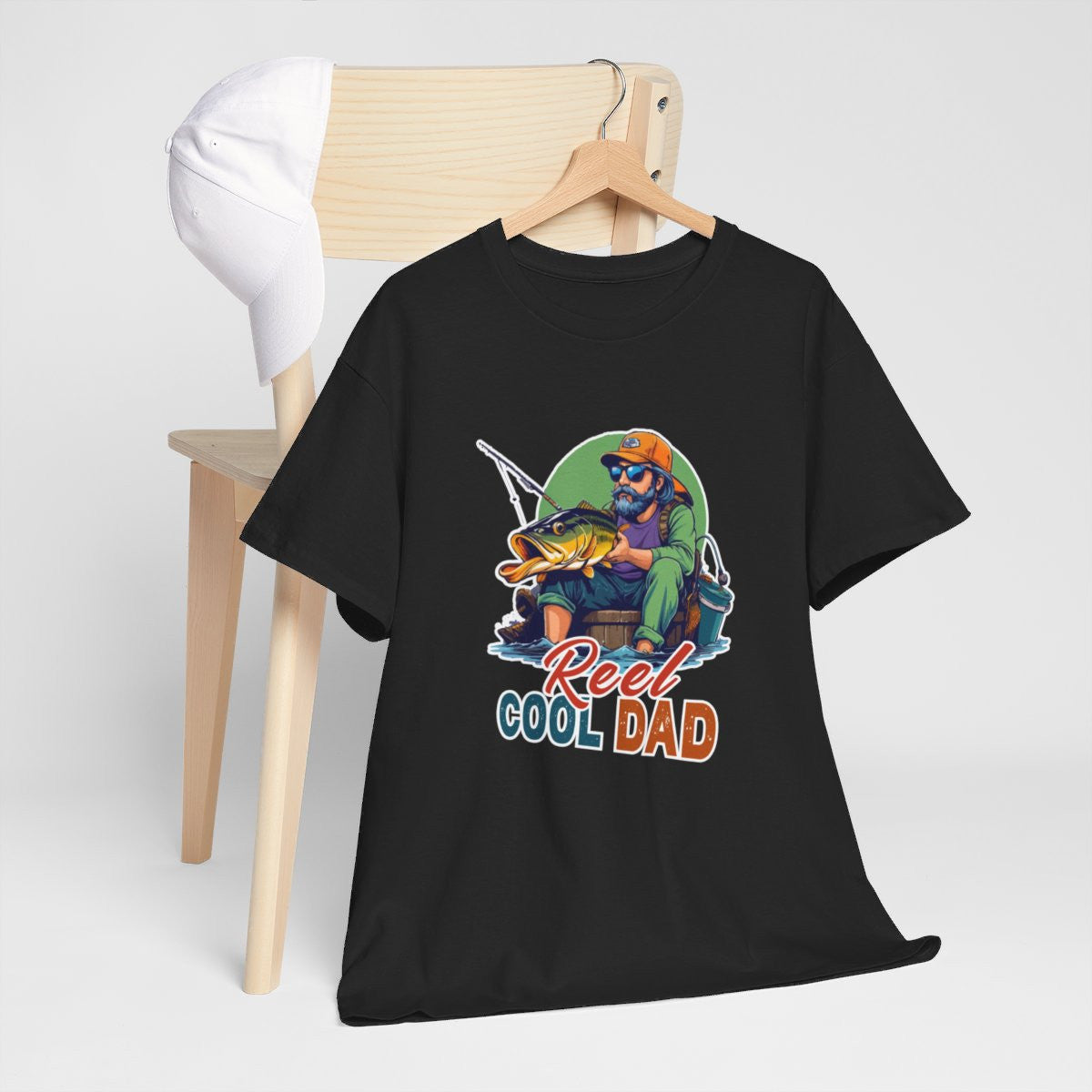 Tee-Shirt Real Cool Dad, Papa Cool ,Cadeau Papa pour homme