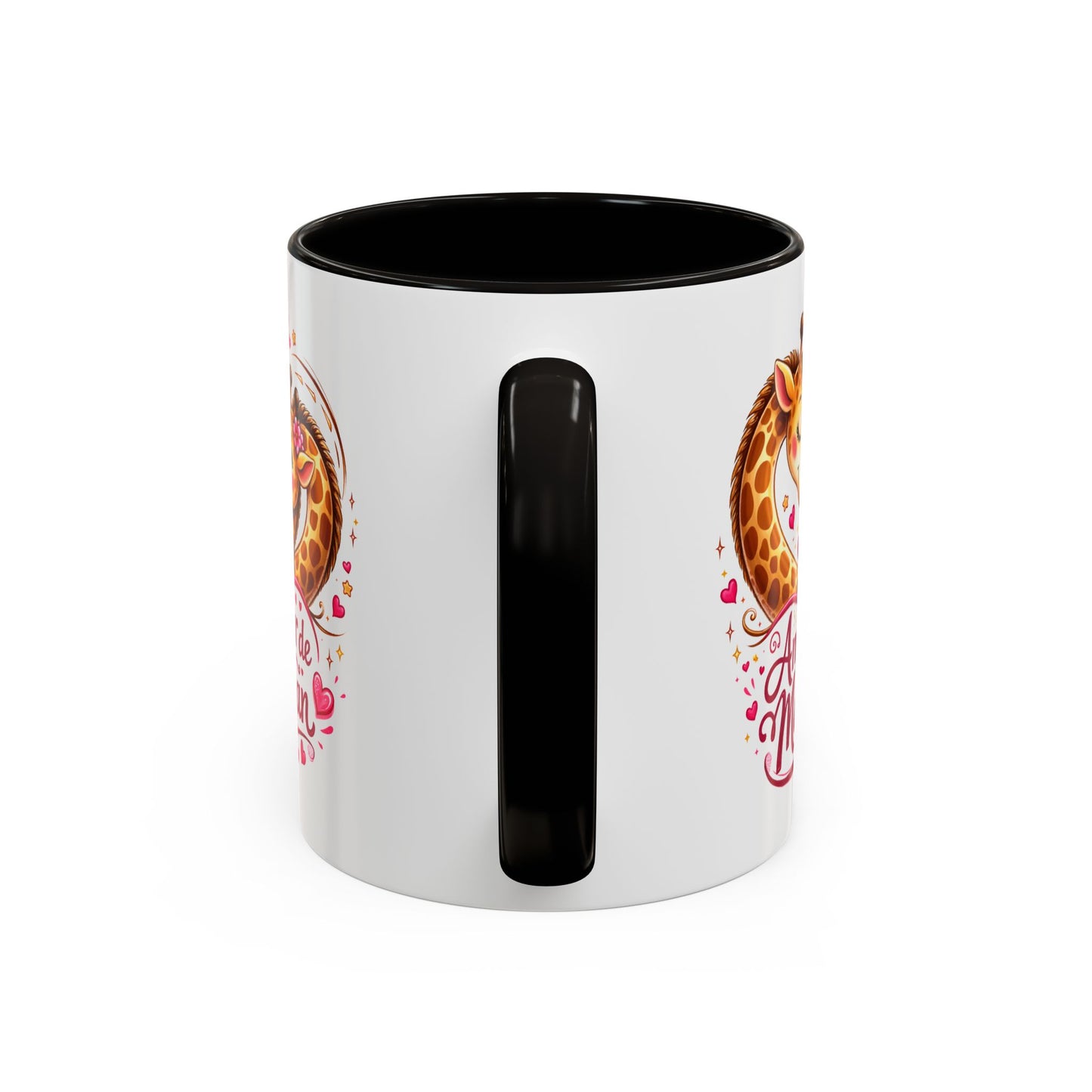Tasse Amour de Maman Girafes – Mug Mignon Mère Enfant – Cadeau Fête des Mères Anniversaire – Céramique 325ml