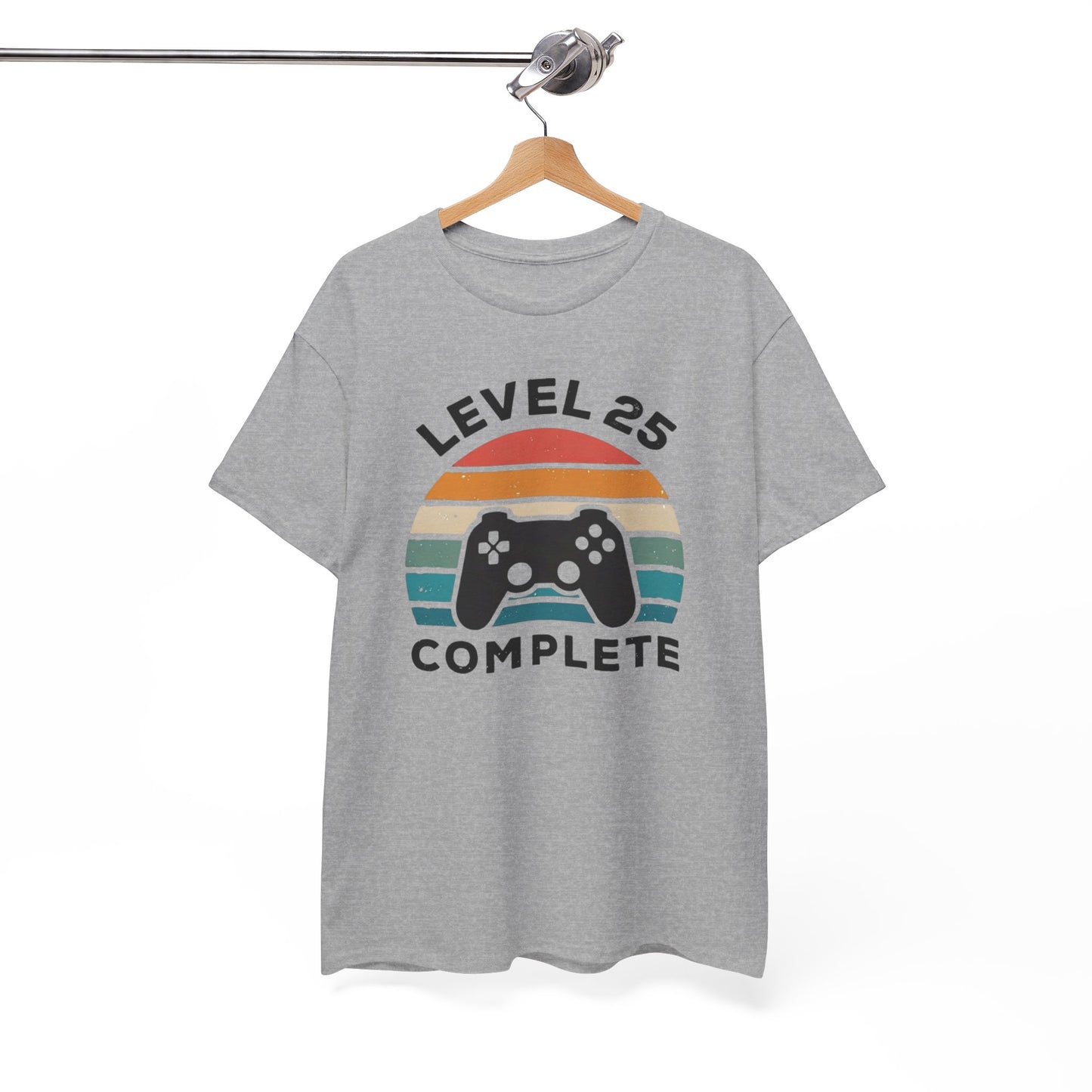 Tee-Shirt 25 Ans Homme et Femme – Cadeau Anniversaire 25ème Gamer Gaming – Idée Cadeau Jeu Vidéo Original pour Passionné de Jeux Vidéo