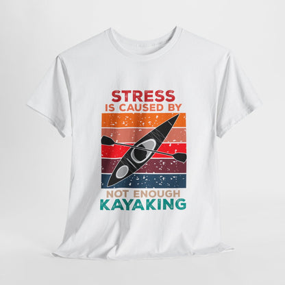 Tee-Shirt Stress Kayaking, Kayak  pour Homme et Femme