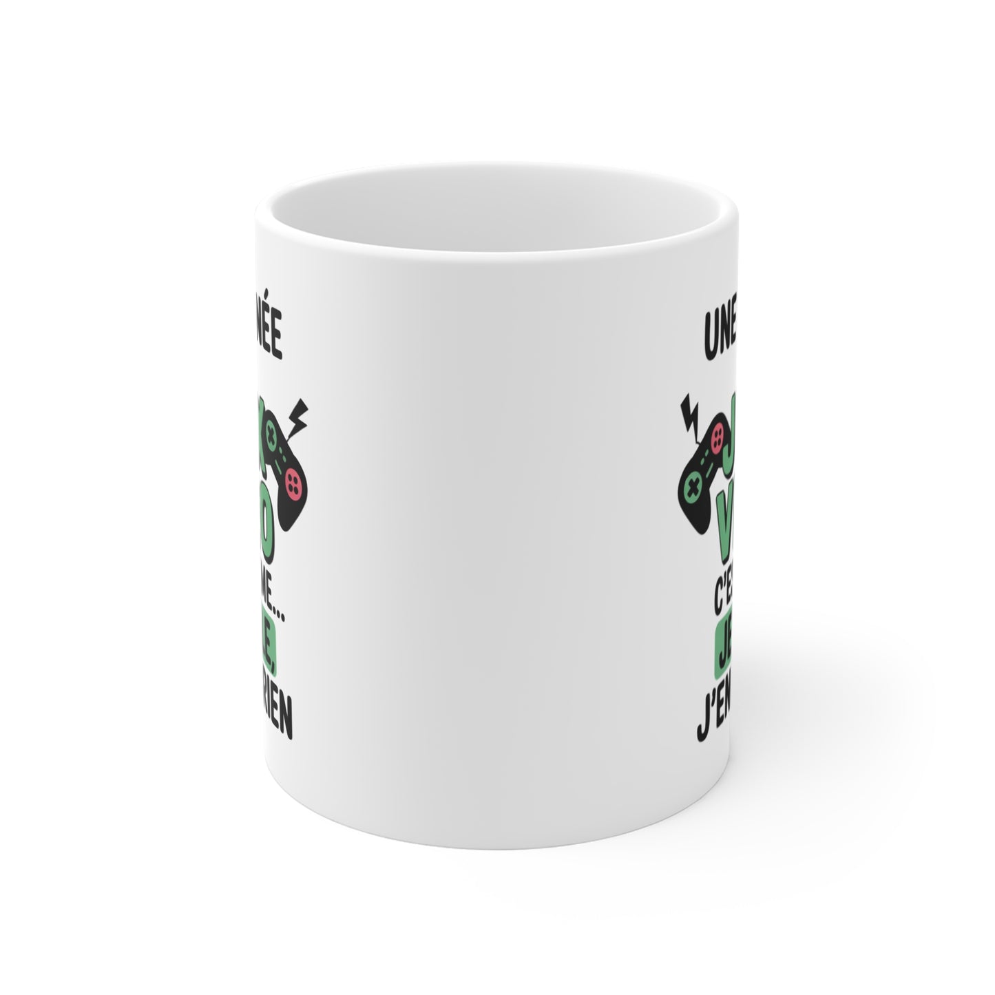 Tasse Humour Jeux Vidéo – Mug Gamer Citation Drôle – Cadeau Geek Manette Retro 325ml