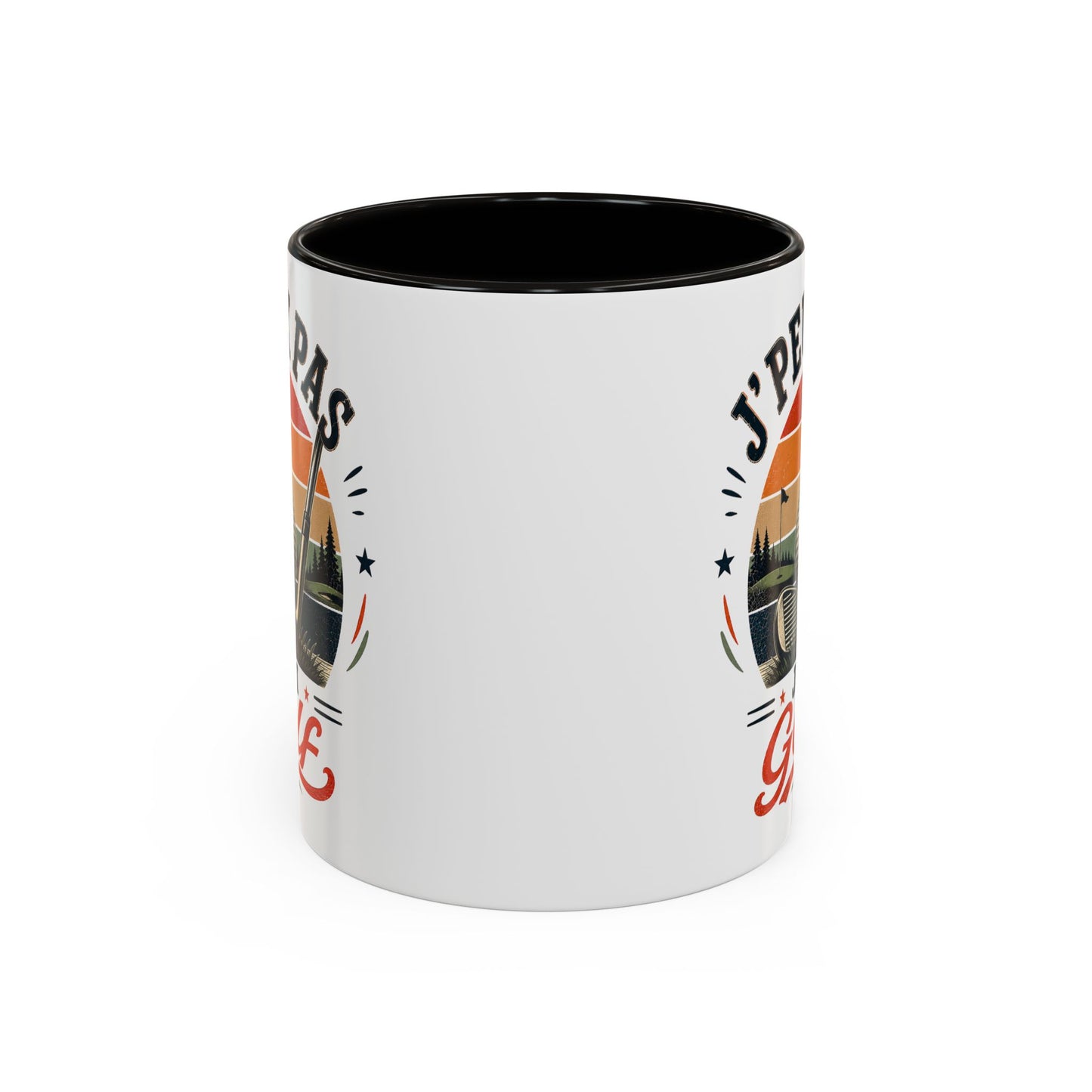 Tasse J’Peux Pas J’Ai Golf – Mug Golf Vintage Humoristique – Cadeau Golfeur Homme Femme 325ml