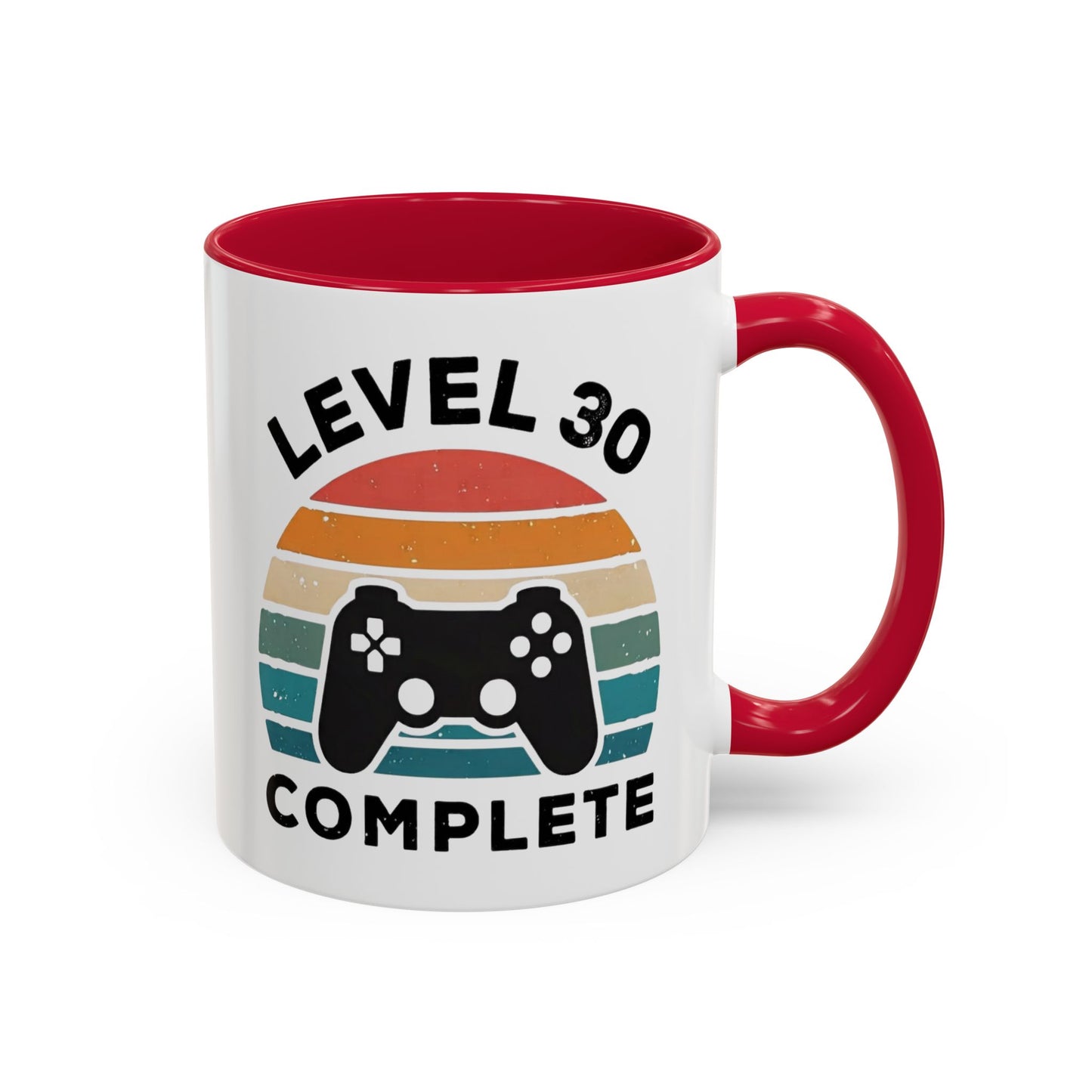 Tasse Level 30 Complète – Mug Gamer 30 Ans Homme Femme – Cadeau Anniversaire 30 Ans Gaming Console 325 ml