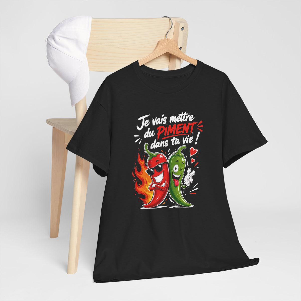 Tee Shirt Piment Homme et Femme – Je Vais Mettre du Piment dans ta Vie – T-Shirt Humour