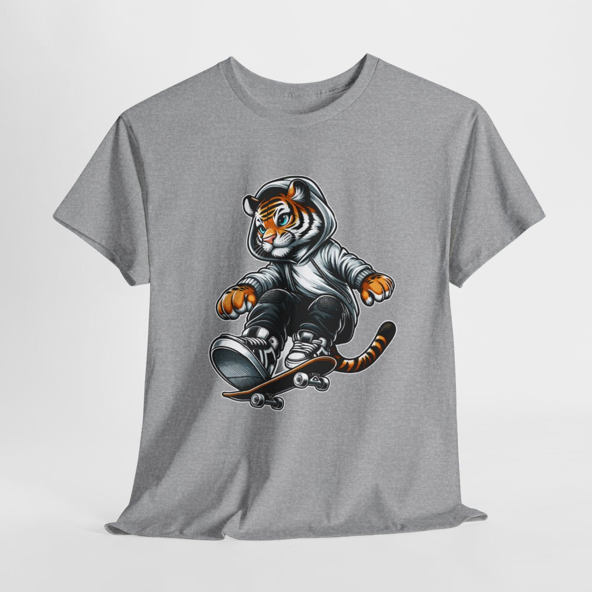 Tee-Shirt Tigre Skateur - Homme et Femme