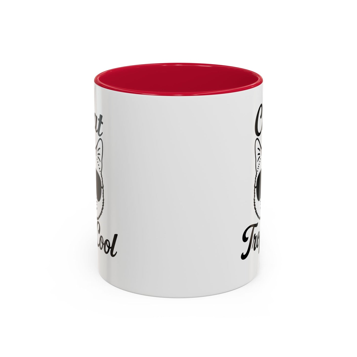 Tasse Chat Trop Cool Homme et Femme – Mug Chat avec Lunettes de Soleil – Cadeau Original pour Amoureux des Chats – Céramique 325 ml