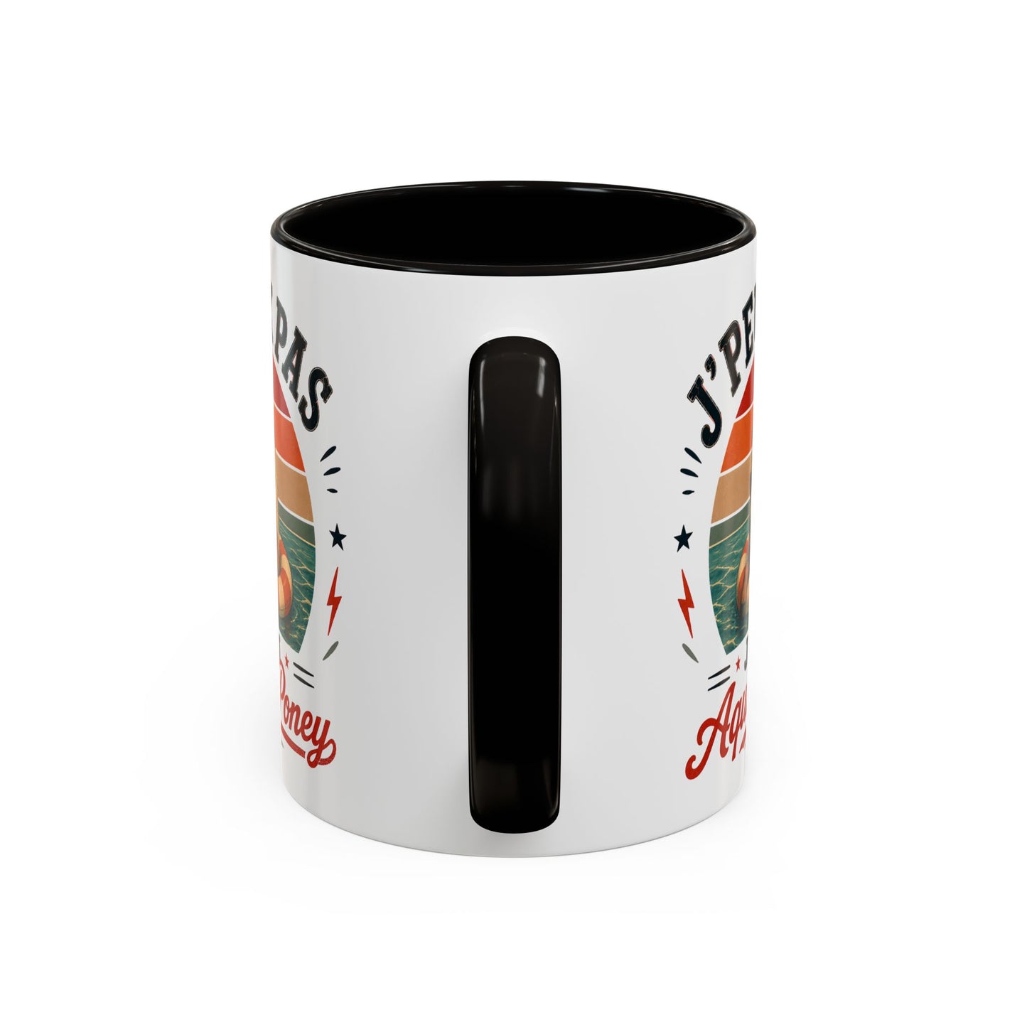 Tasse J’Peux Pas J’Ai Aqua Poney – Mug Humour Vintage avec Poney – Cadeau Drôle Homme Femme 325ml