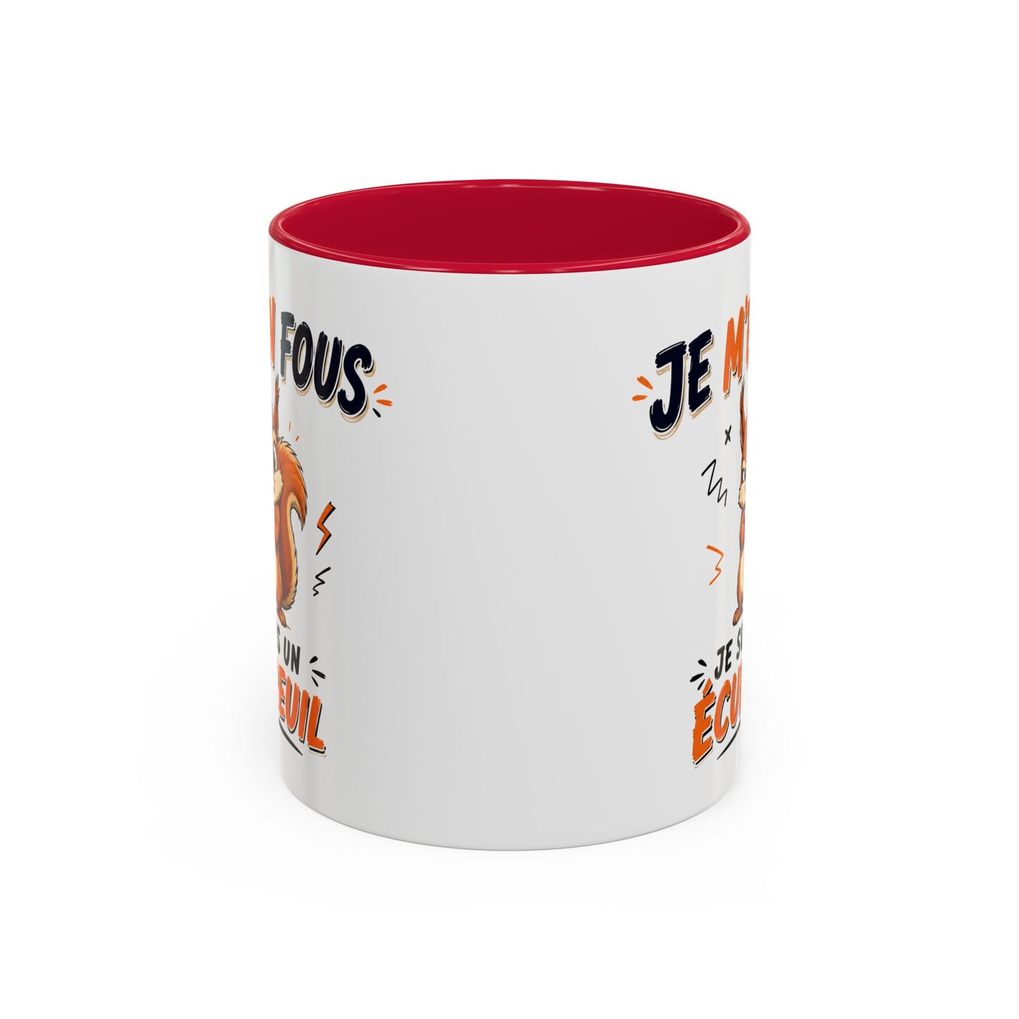 Tasse Je M’en Fous Je Suis Un Écureuil – Mug Humour Animal Mignon – Cadeau Original Écureuil 325ml