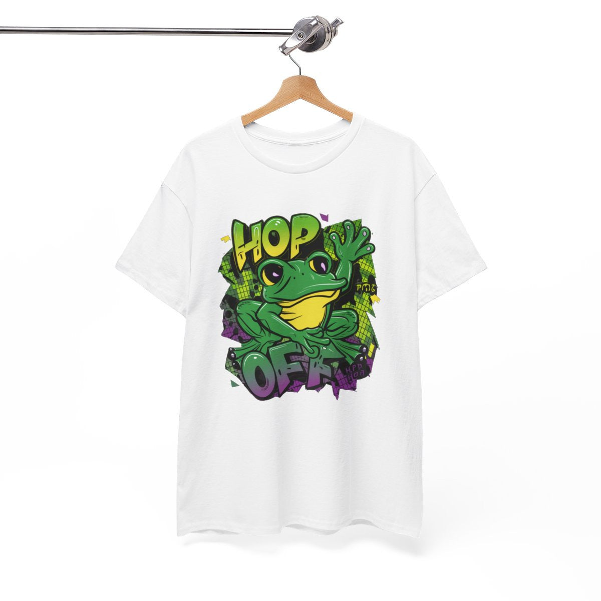Tee shirt Grenouille Hop Off idée cadeau humour pour homme et femme