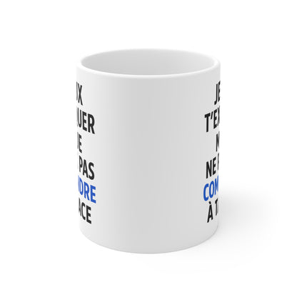 Tasse Humour Citation – Mug Drôle Comprendre – Cadeau Collègue Bureau 325ml