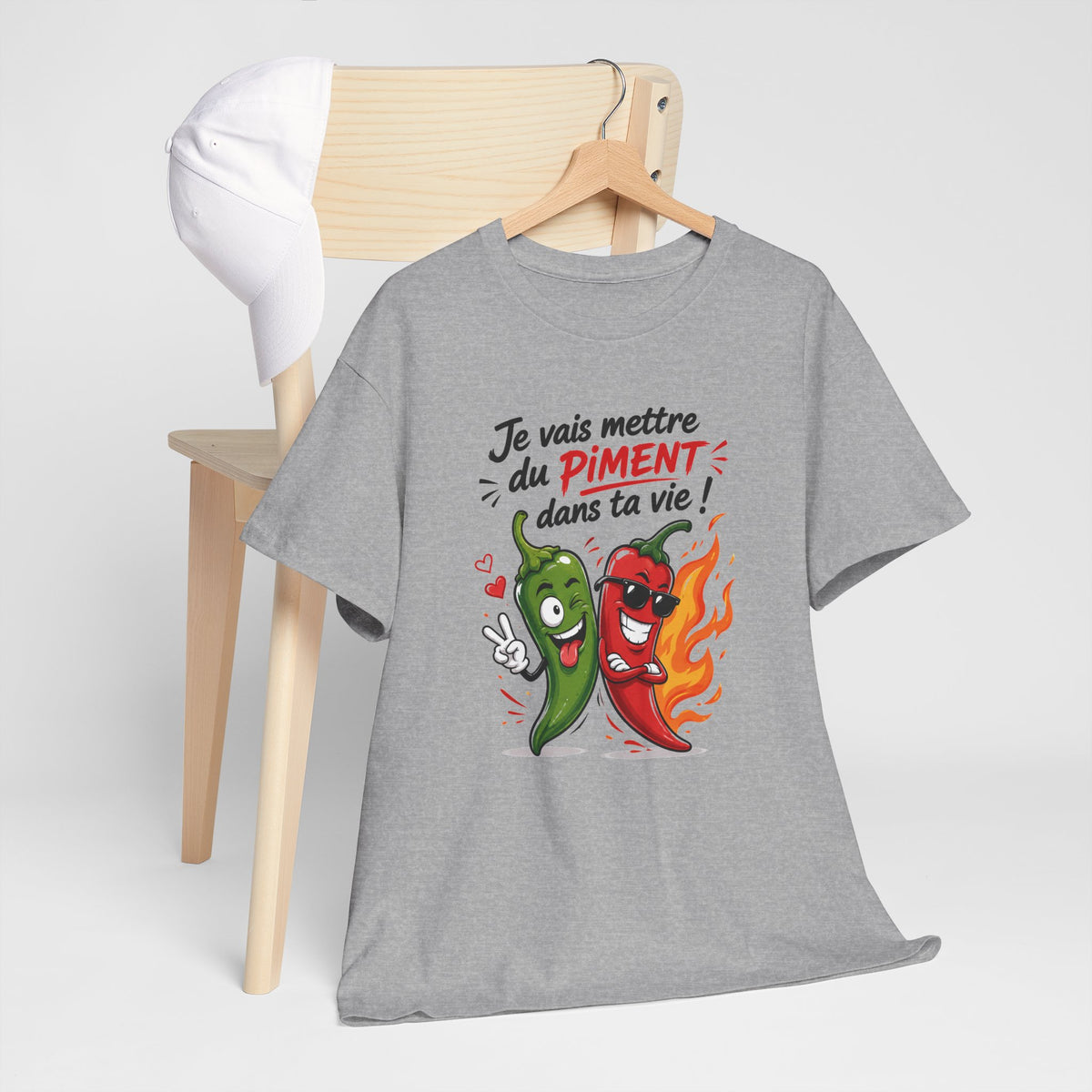 Tee Shirt Piment Homme et Femme – Je Vais Mettre du Piment dans ta Vie – T-Shirt Humour