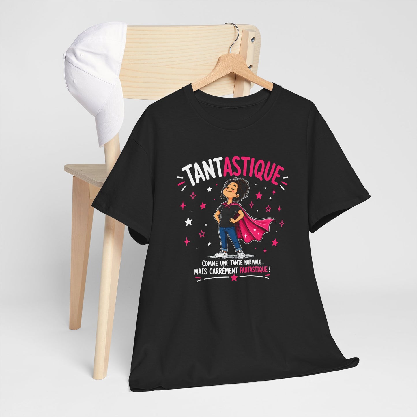 Tee Shirt Tante Femme – Tantastique Comme une Tante Normale Mais Carrément Fantastique – T-Shirt Humour Cadeau Original