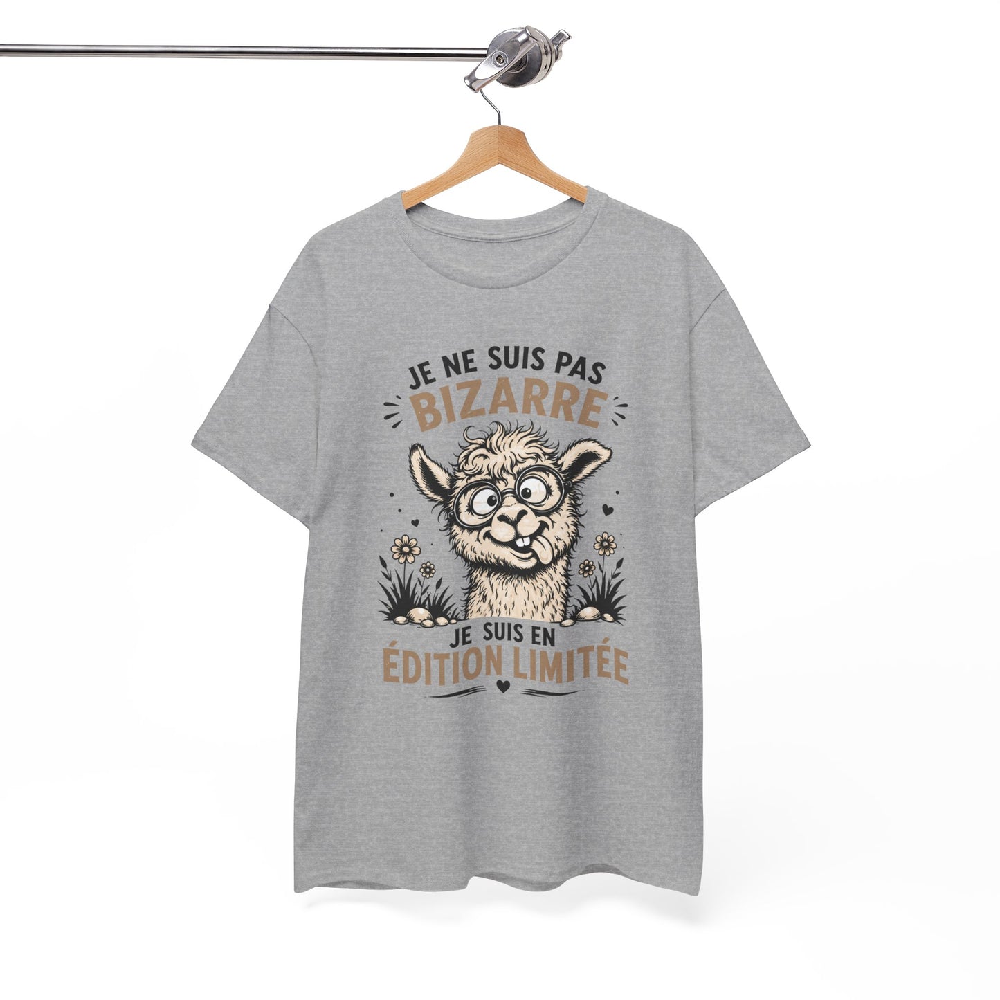 Tee-Shirt Humour Homme et Femme – Lama Drôle Original – Cadeau Amusant Anniversaire pour Amateur d’Animaux