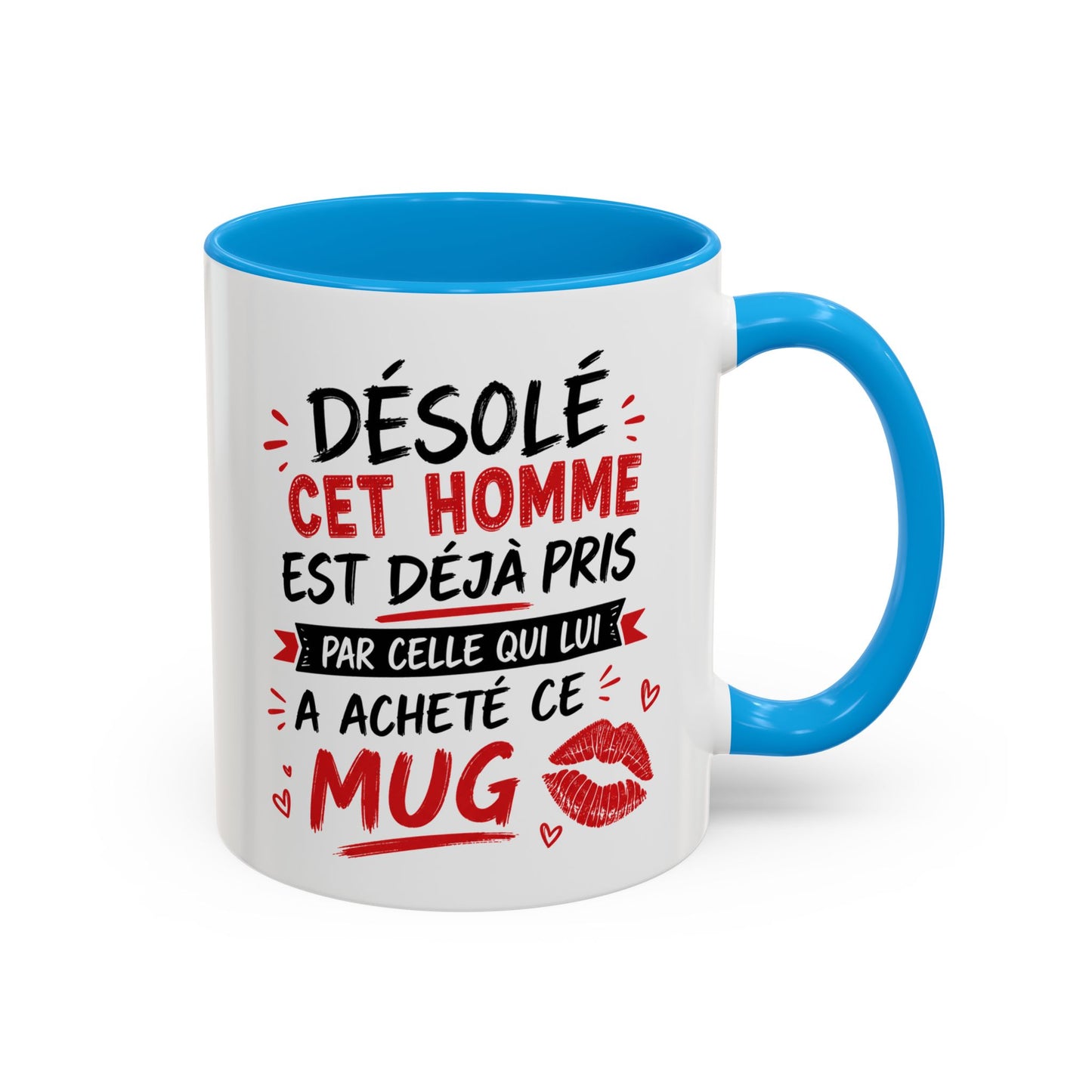 Mug Humour Homme Déjà Pris – Cadeau Couple Original – Tasse Amoureuse Drôle pour Petit Ami Mari Homme 325ml