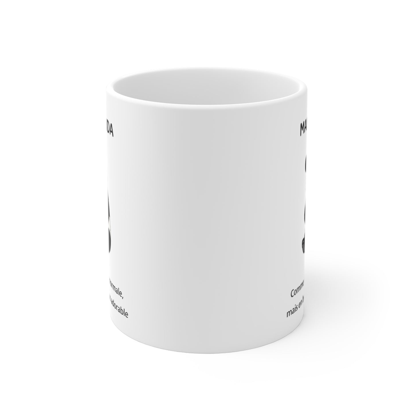 Tasse Mamie Panda – Mug Cadeau Mamie Mignon – Illustration Panda Amour Grand-Mère Original 325ml