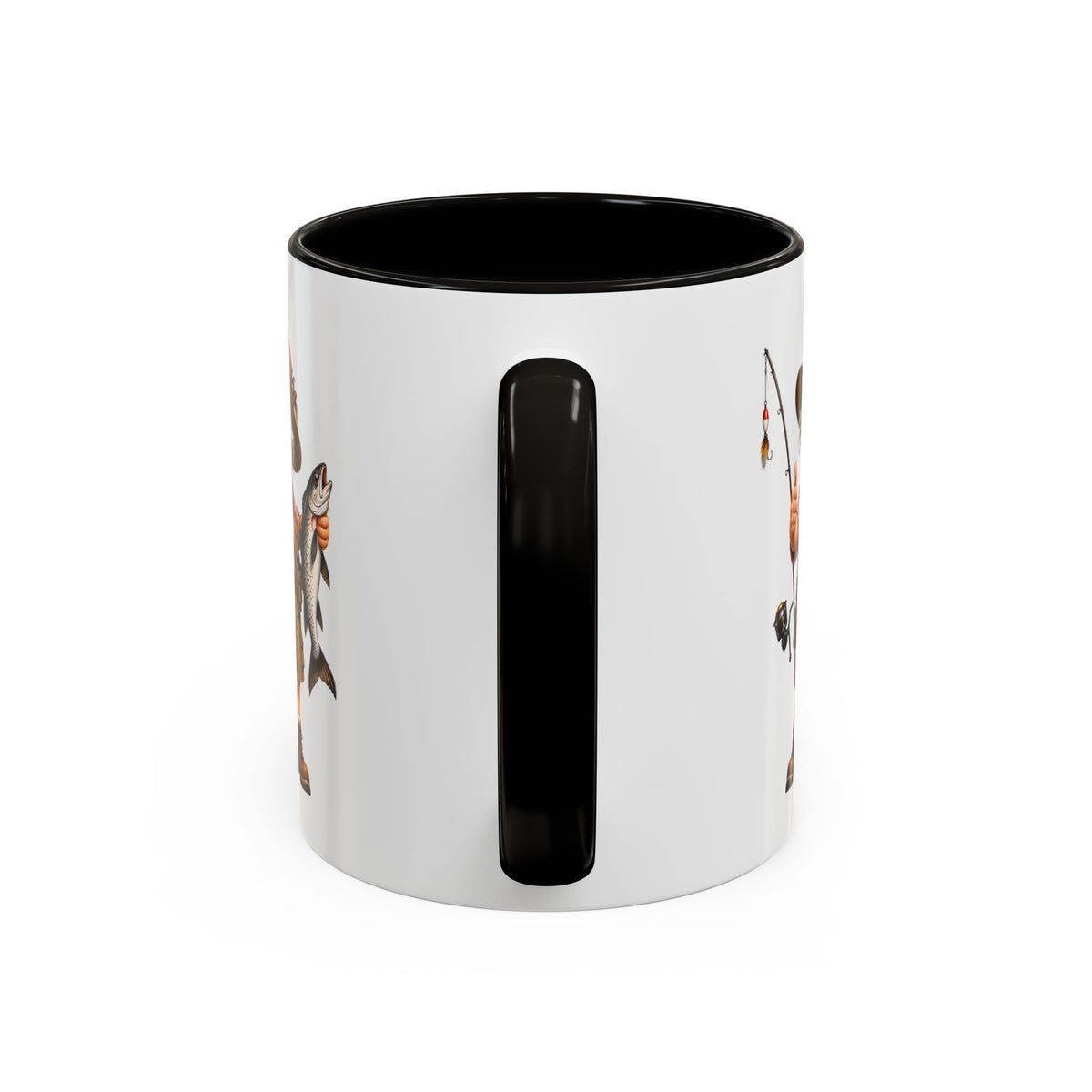 Mug Pêcheuse Femme – Tasse Passion Pêche avec Poisson – Cadeau Original Femme – Amatrice de Pêche