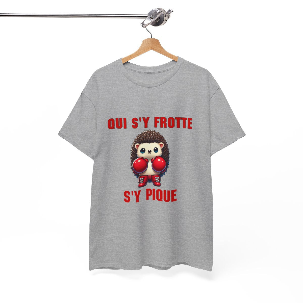 Tee-Shirt Hérisson Boxeur idée cadeau humour animal animaux - Homme et Femme