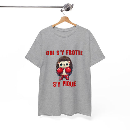 Tee-Shirt Hérisson Boxeur idée cadeau humour animal animaux - Homme et Femme