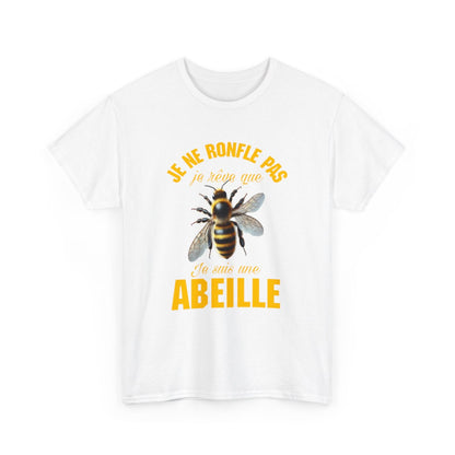 Tee shirt Abeille Apiculteur Dormeur Rêve Idée cadeau humour drôle amusant pour Homme et Femme