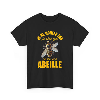 Tee shirt Abeille Apiculteur Dormeur Rêve Idée cadeau humour drôle amusant pour Homme et Femme