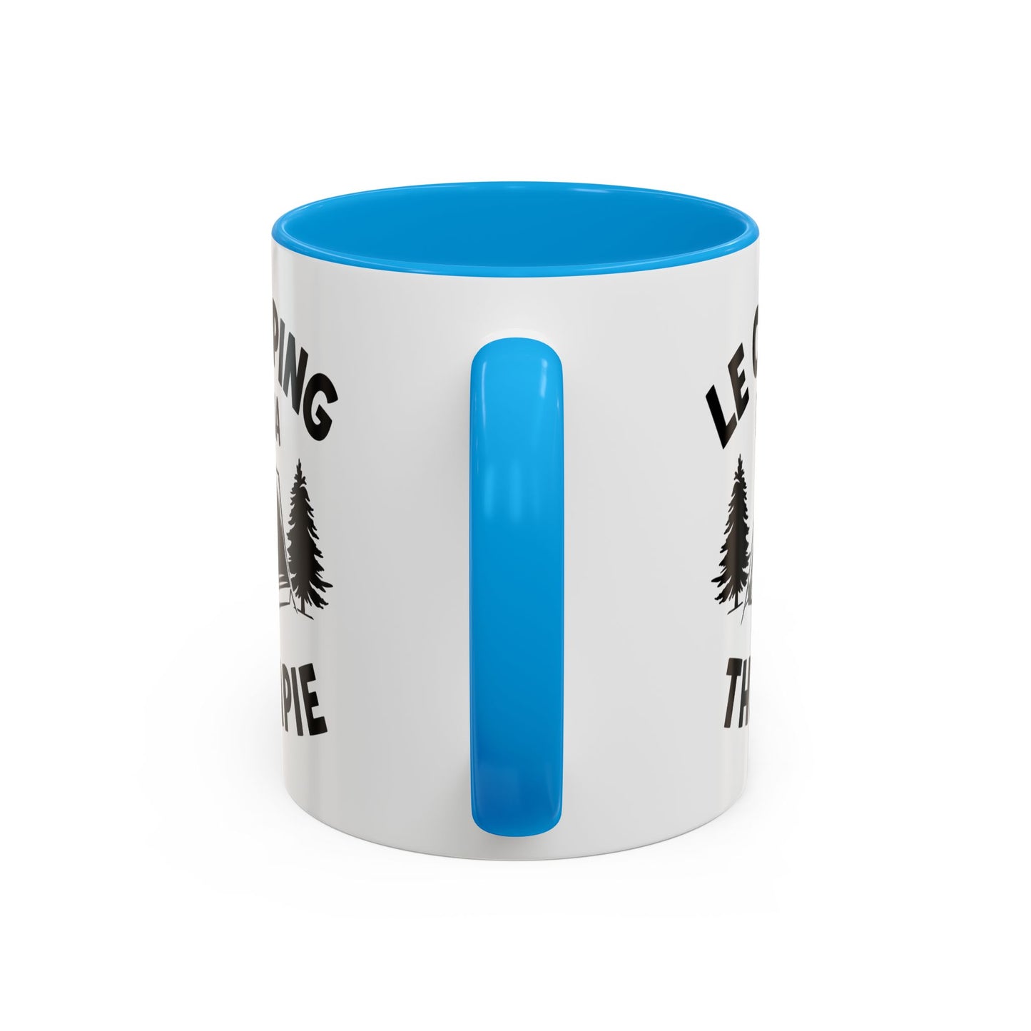 Tasse Camping Homme et Femme – Le Camping est ma Thérapie – Mug Humour Nature Plein Air – Cadeau Original pour Campeur – 325 ml