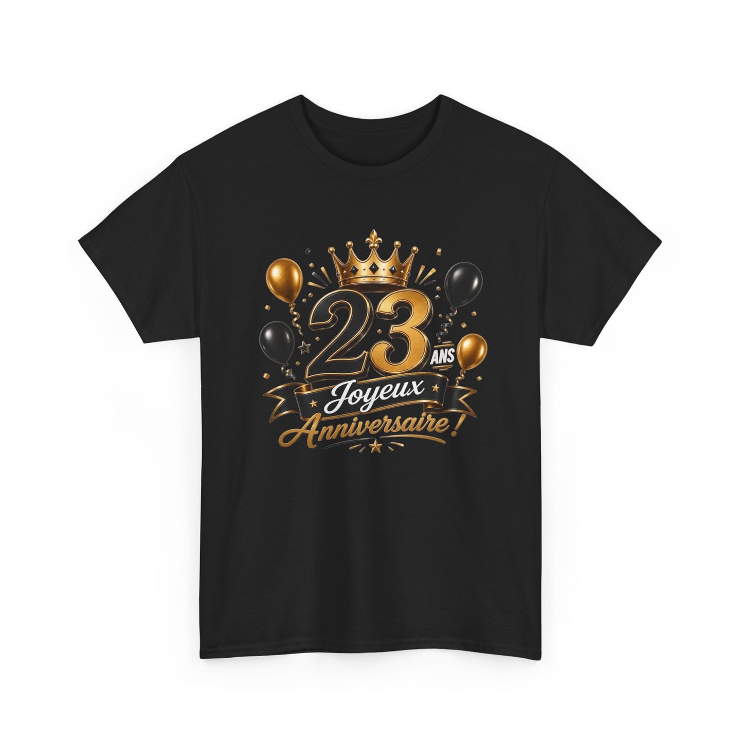 Tee Shirt Anniversaire 23 Ans Homme et Femme Joyeux Anniversaire Cadeau 23 Ans Idée Cadeau Adulte