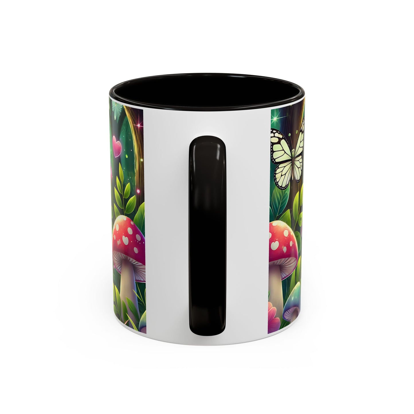 Mug Grenouille Kawaii – Tasse Féérique Forêt Magique et Champignons – Cadeau Cute Femme Enfant 325ml