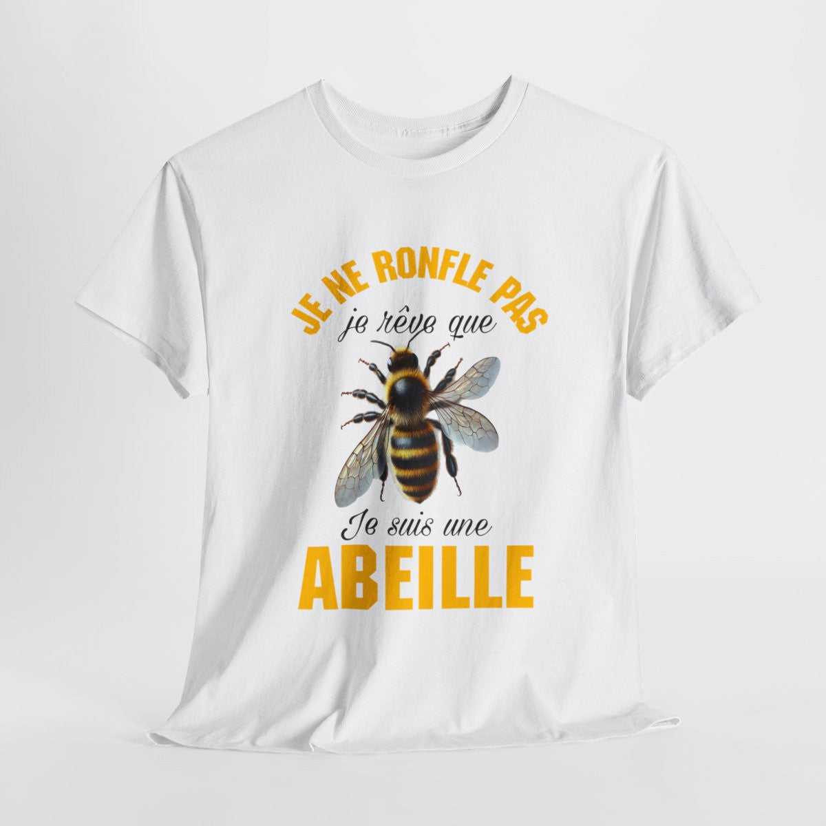 Tee Shirt Abeille Rêve Dormeur Apiculteur Idée cadeau humour amusant drôle fun pour Homme et Femme