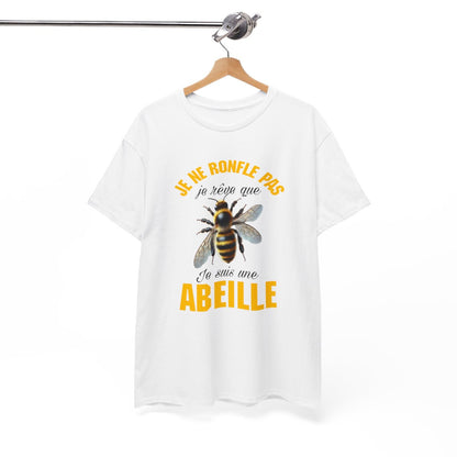 Tee Shirt Abeille Rêve Dormeur Apiculteur Idée cadeau humour amusant drôle fun pour Homme et Femme
