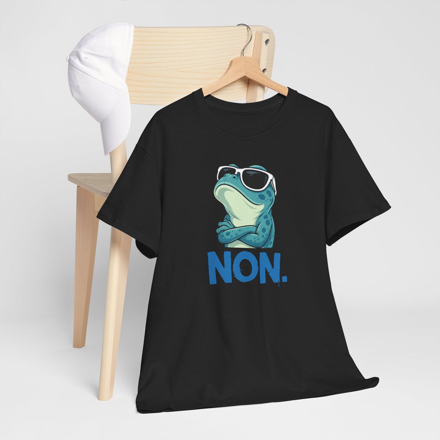 Tee-Shirt Humour Homme et Femme – Grenouille Drôle avec Lunettes de Soleil – Idée Cadeau Original Anniversaire