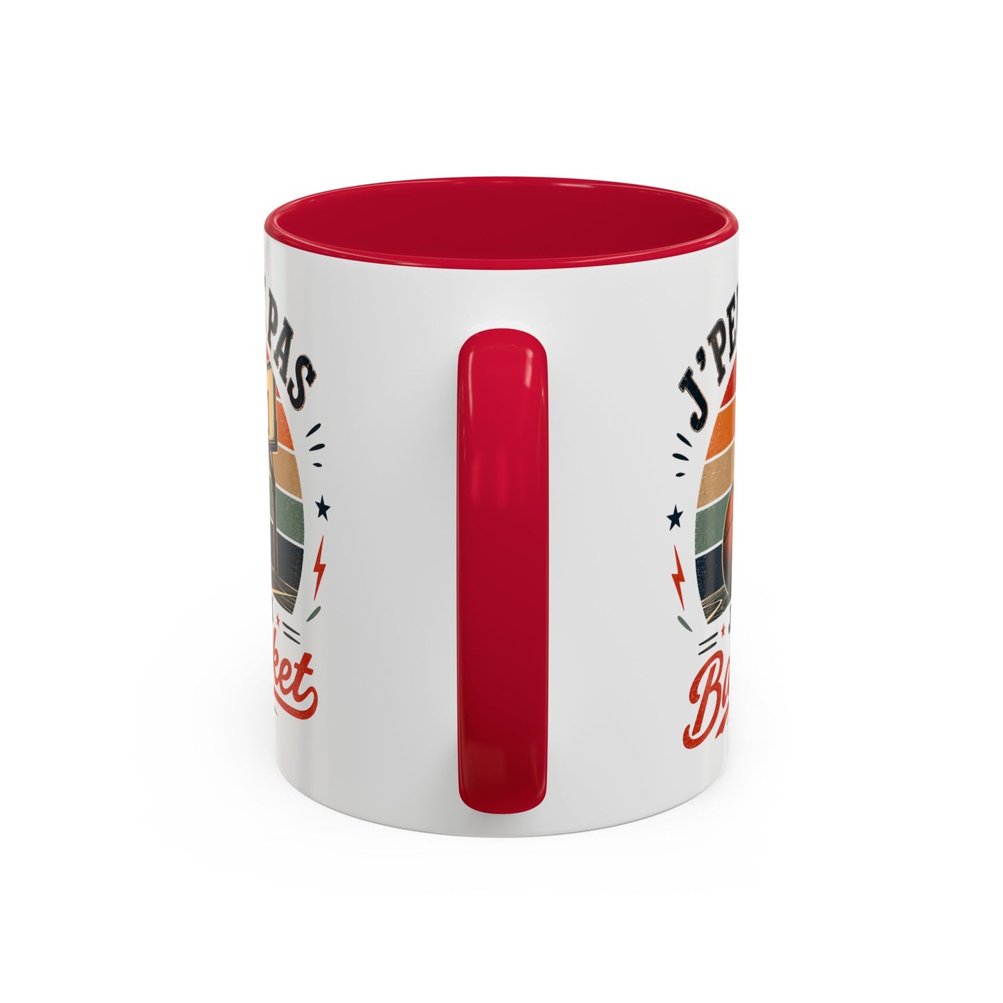 Tasse J’Peux Pas J’Ai Basket – Mug Basketball Vintage Humoristique – Cadeau Basketteur Homme Femme 325ml