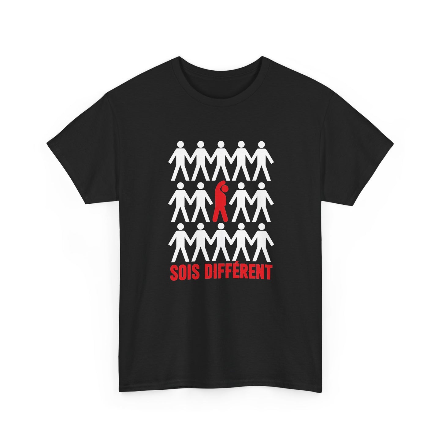 T-Shirt Homme et Femme Motivation – Originalité Confiance en Soi Individualité – Cadeau Inspirant