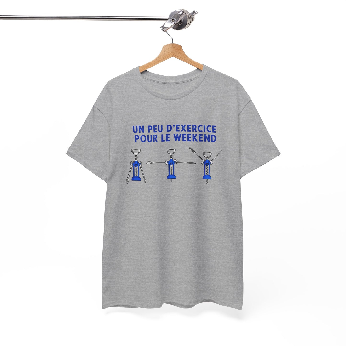 Tee Shirt Homme et Femme Vin Apéro Tire Bouchon Humour Week End Amateur de Vin Idée Cadeau Originale