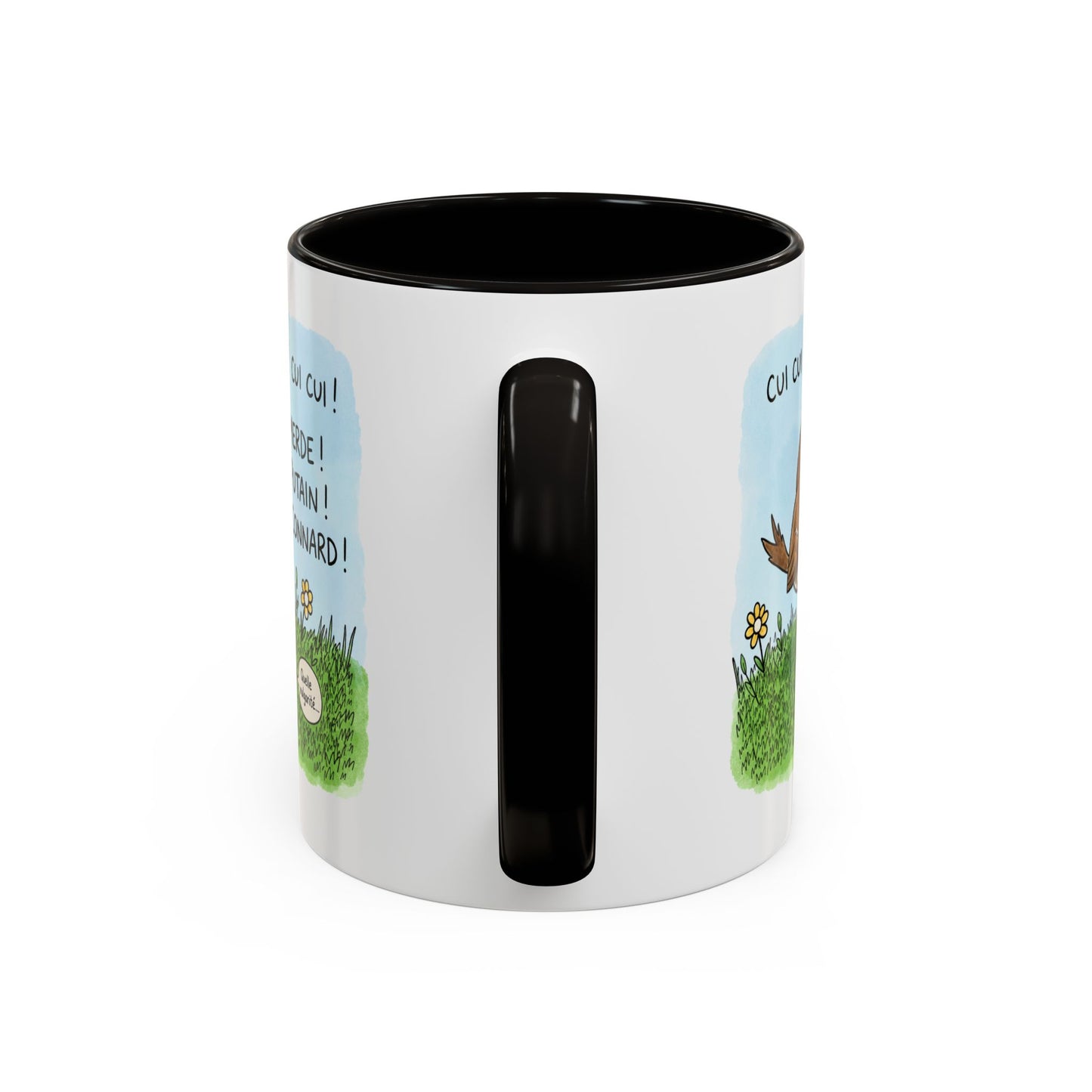 Tasse Cui Cui Merde Putain Connard – Mug Humour Oiseau Vulgaire – Cadeau Homme Femme 325ml