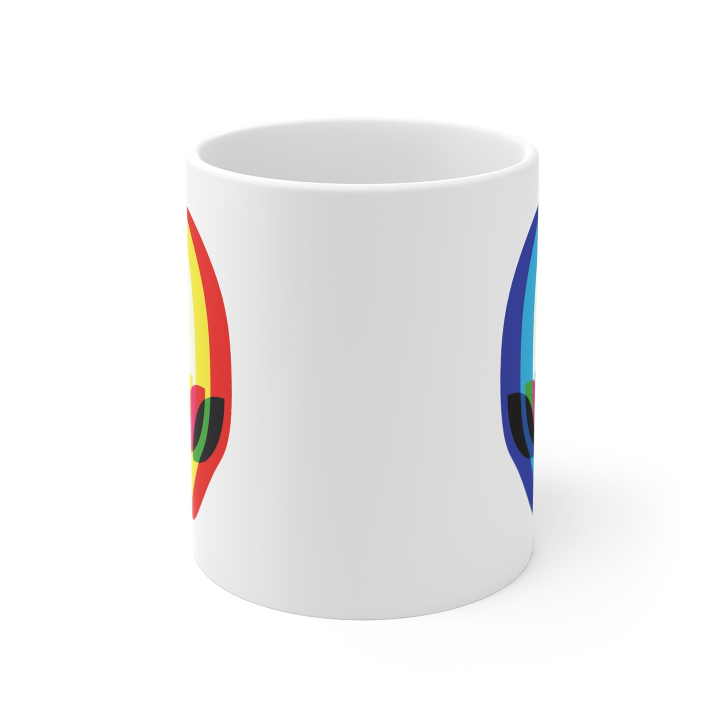 Tasse Alien Multicolore – Mug Design Futuriste Tête Extraterrestre – Cadeau Sci-Fi 325ml