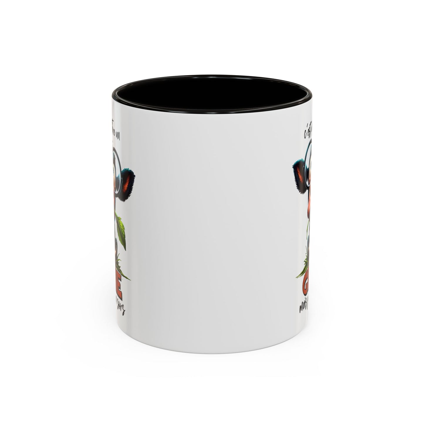 Tasse C’est Dur D’Être Un Génie Mais Je M’En Sors – Mug Humour Vache Drôle 325ml