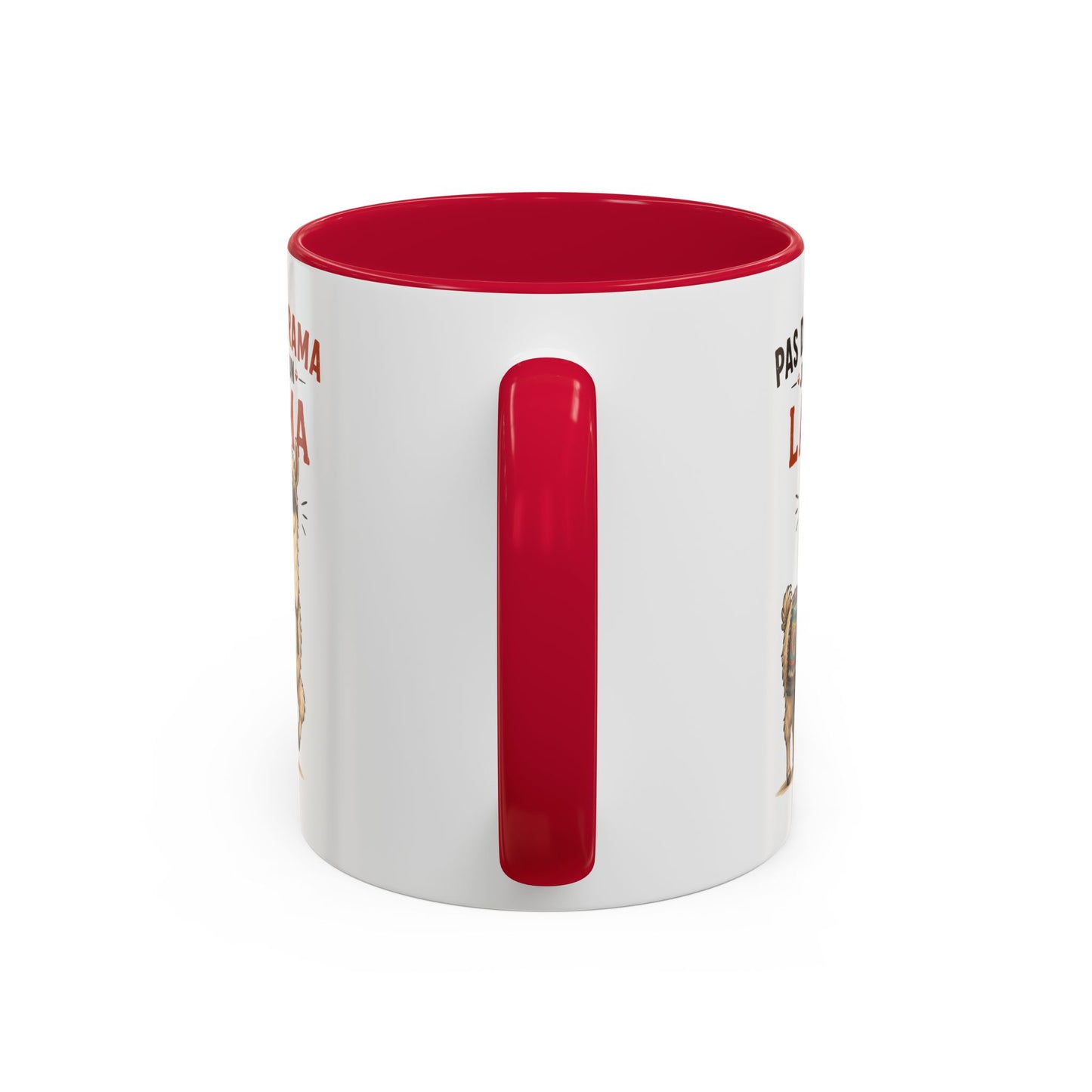 Mug Lama Humoristique – Tasse Animaux Drôle – Cadeau Original Homme et Femme, Ami Collègue Noir Bleu Rouge