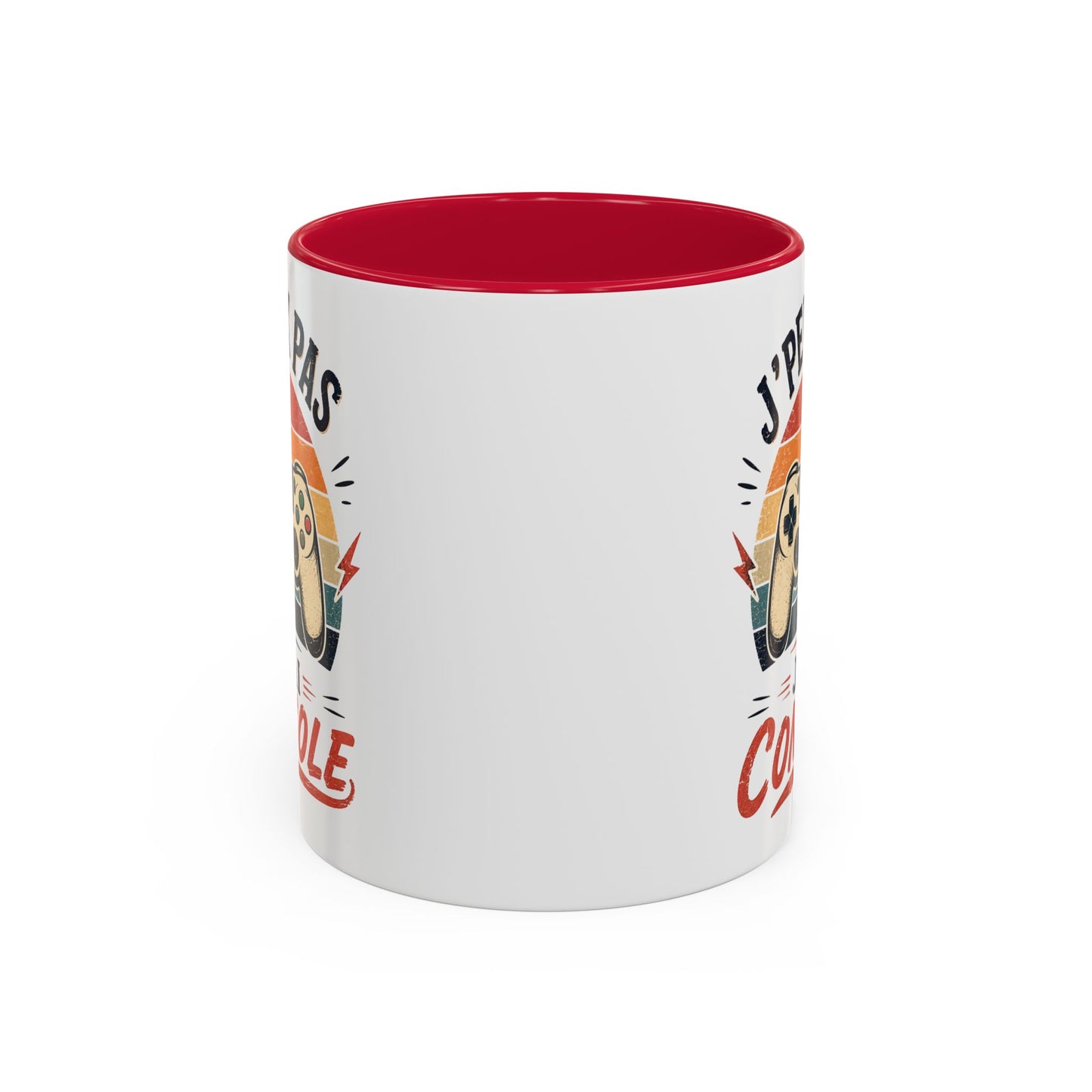 Tasse J’Peux Pas J’Ai Console – Mug Gamer Vintage Humoristique – Cadeau Gaming Homme Femme 325ml