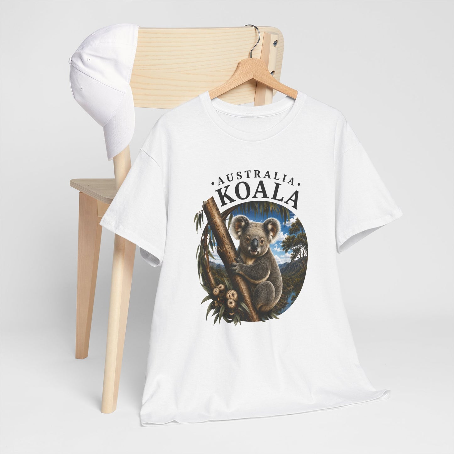 Tee Shirt Homme et Femme Koala Australie Animal Sauvage Nature Forêt Australienne Voyage Cadeau Passionné Animaux